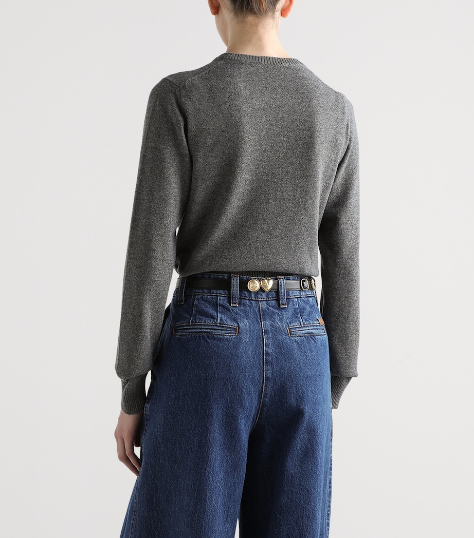 Cashmere Sweater N5822-GREY Image 2