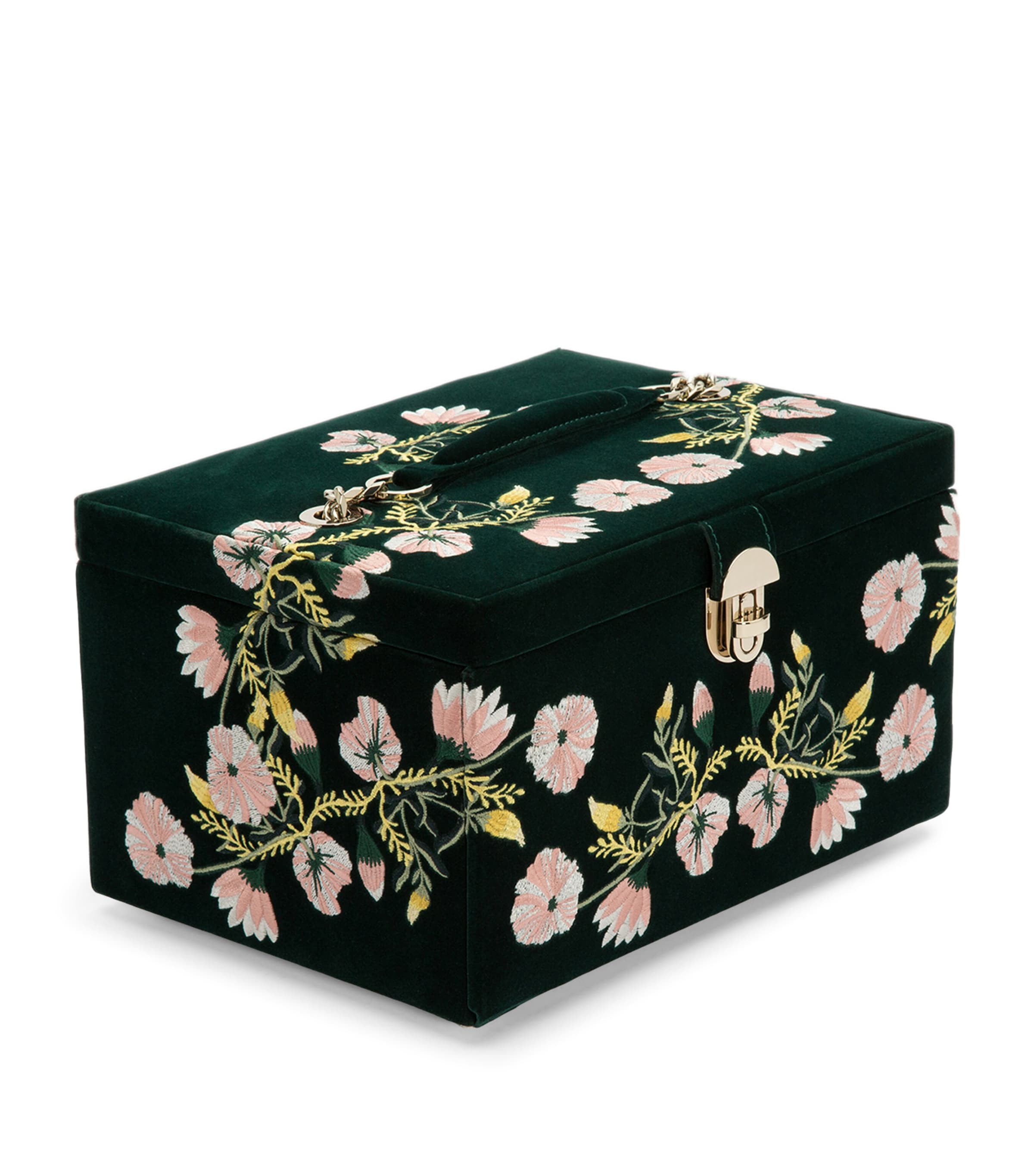 Medium Zoe Jewellery Box FOREST GREEN Image 5