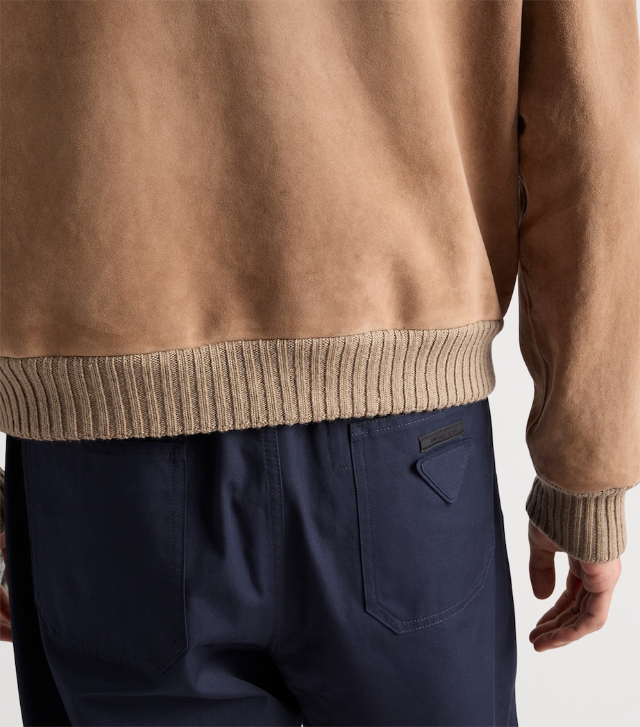 Cotton Slim Fit Trousers F0008 Image 4