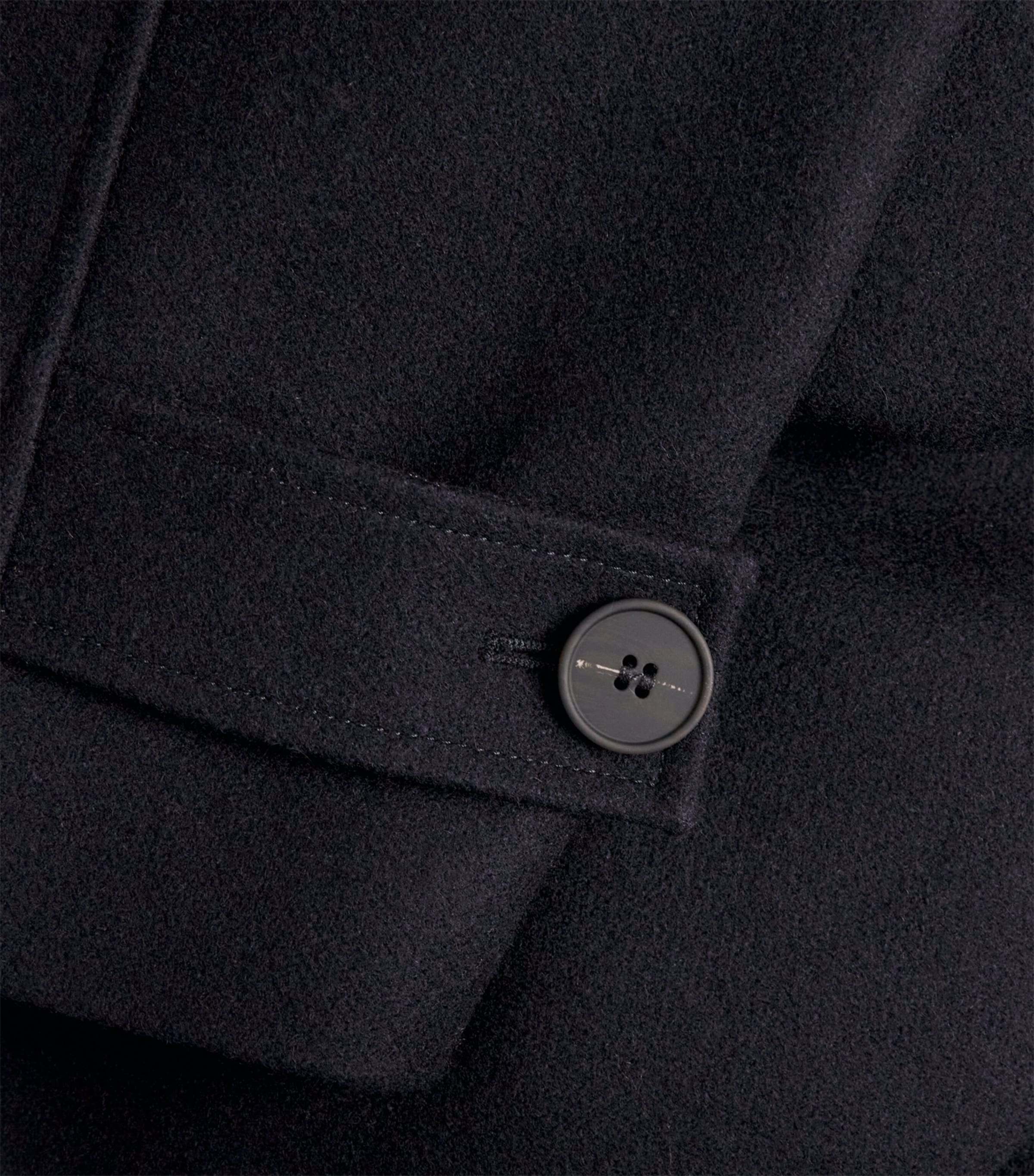 Wool-Blend Cabo Overcoat DARK NAVY Image 5