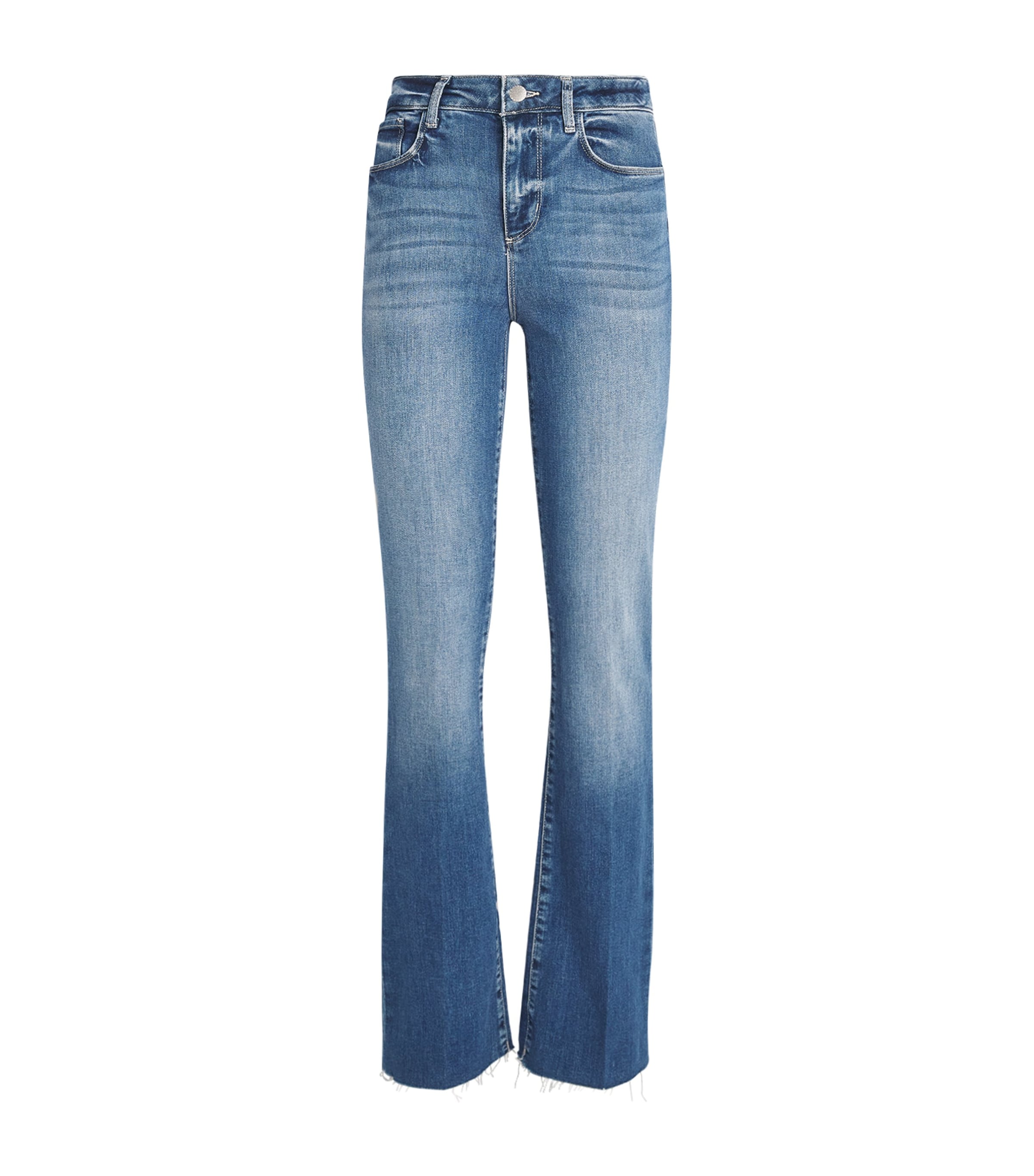 L'Agence Womens Ruth Straight Jeans Cambridge Cmbr Image 1