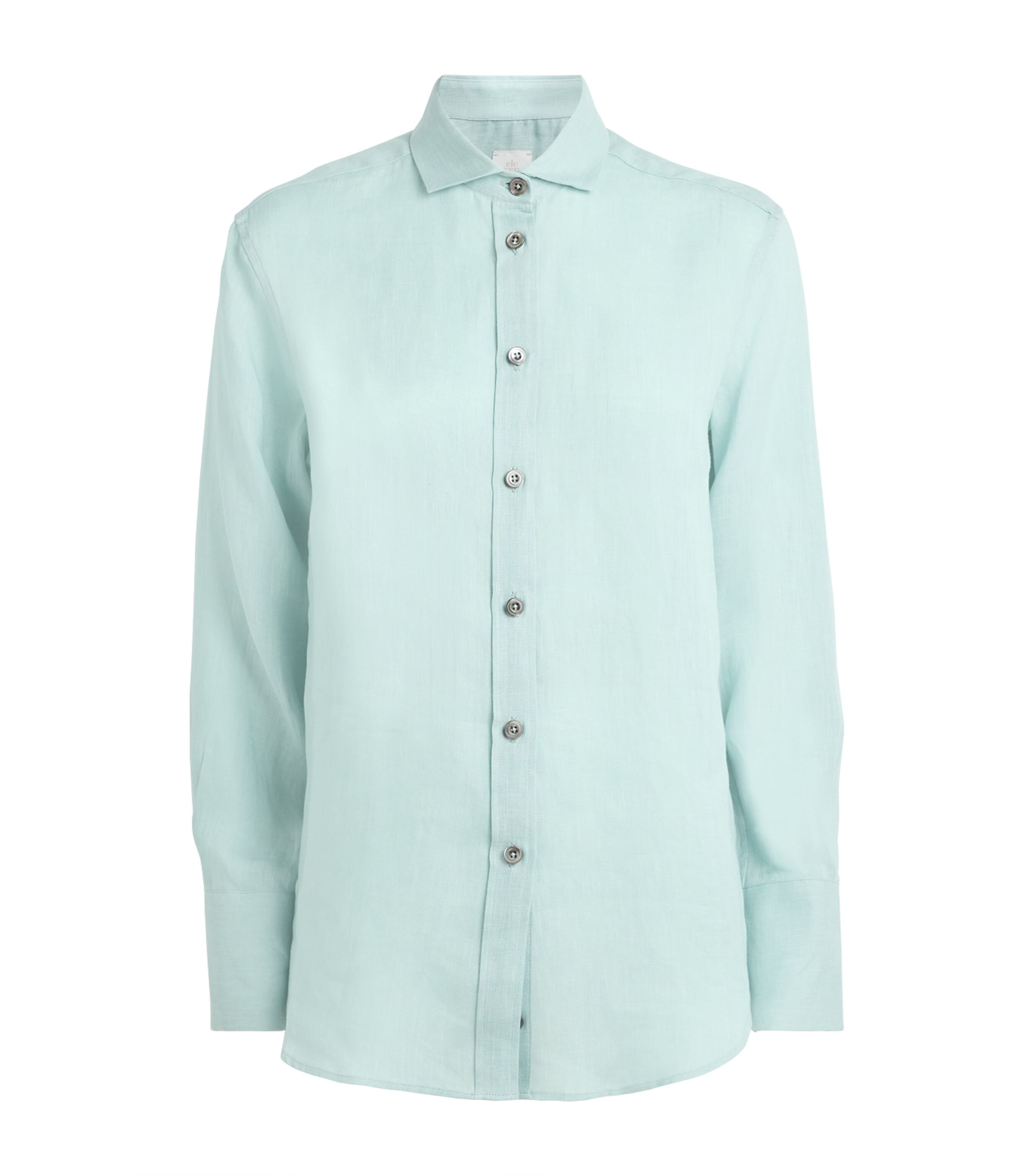 Eleventy Womens Linen Long-Sleeve Shirt Giada Image 1