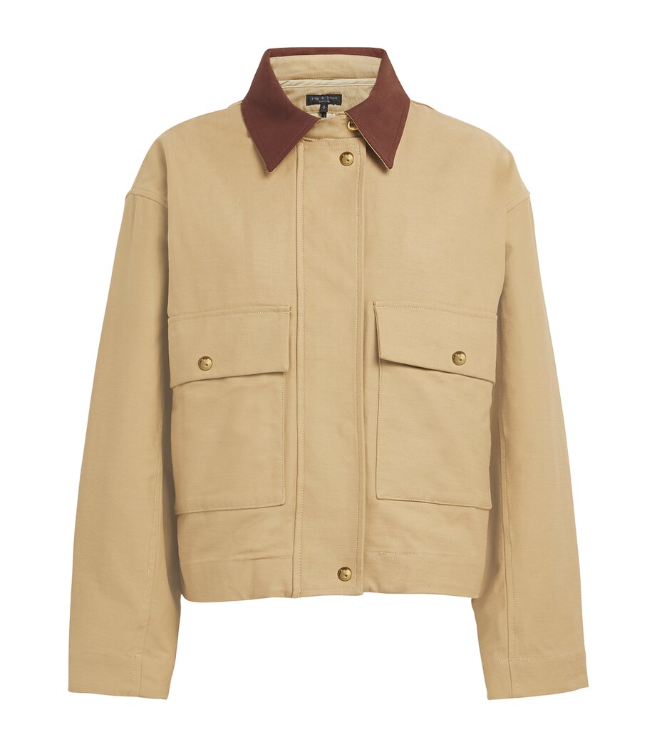 Cropped Nonie Jacket BEIGE Image 1