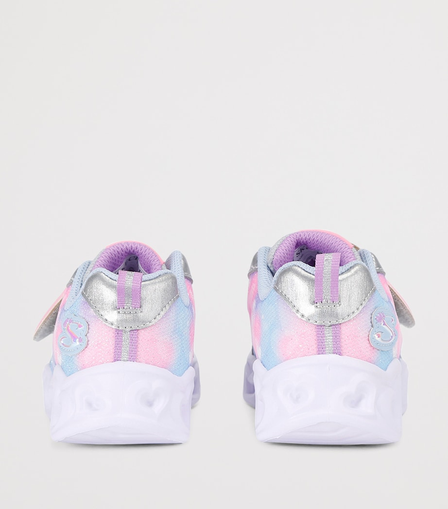 Heart Lights Trainers LILAC Image 2