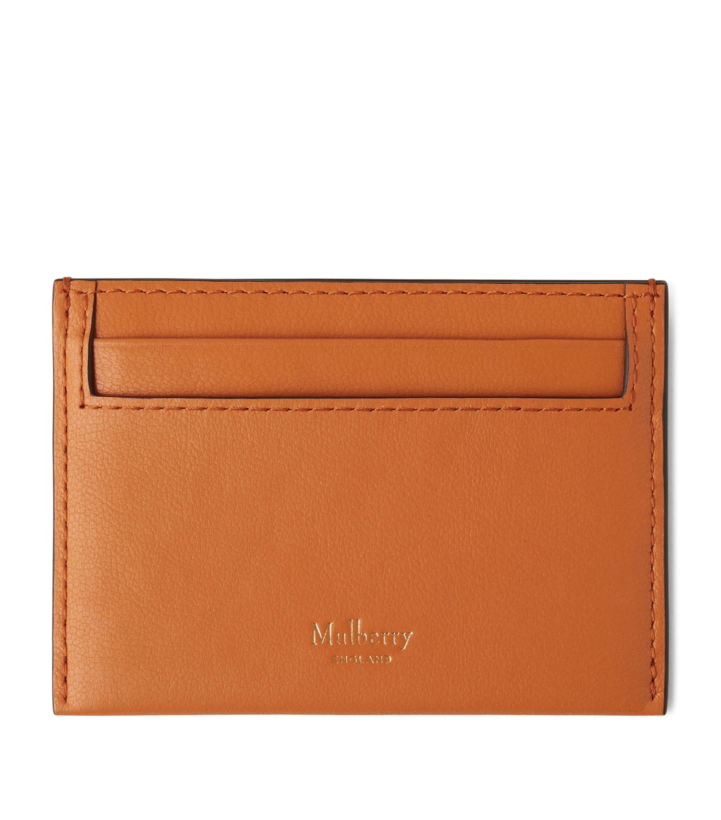 Logo Plate Leather Cardholder main image 1