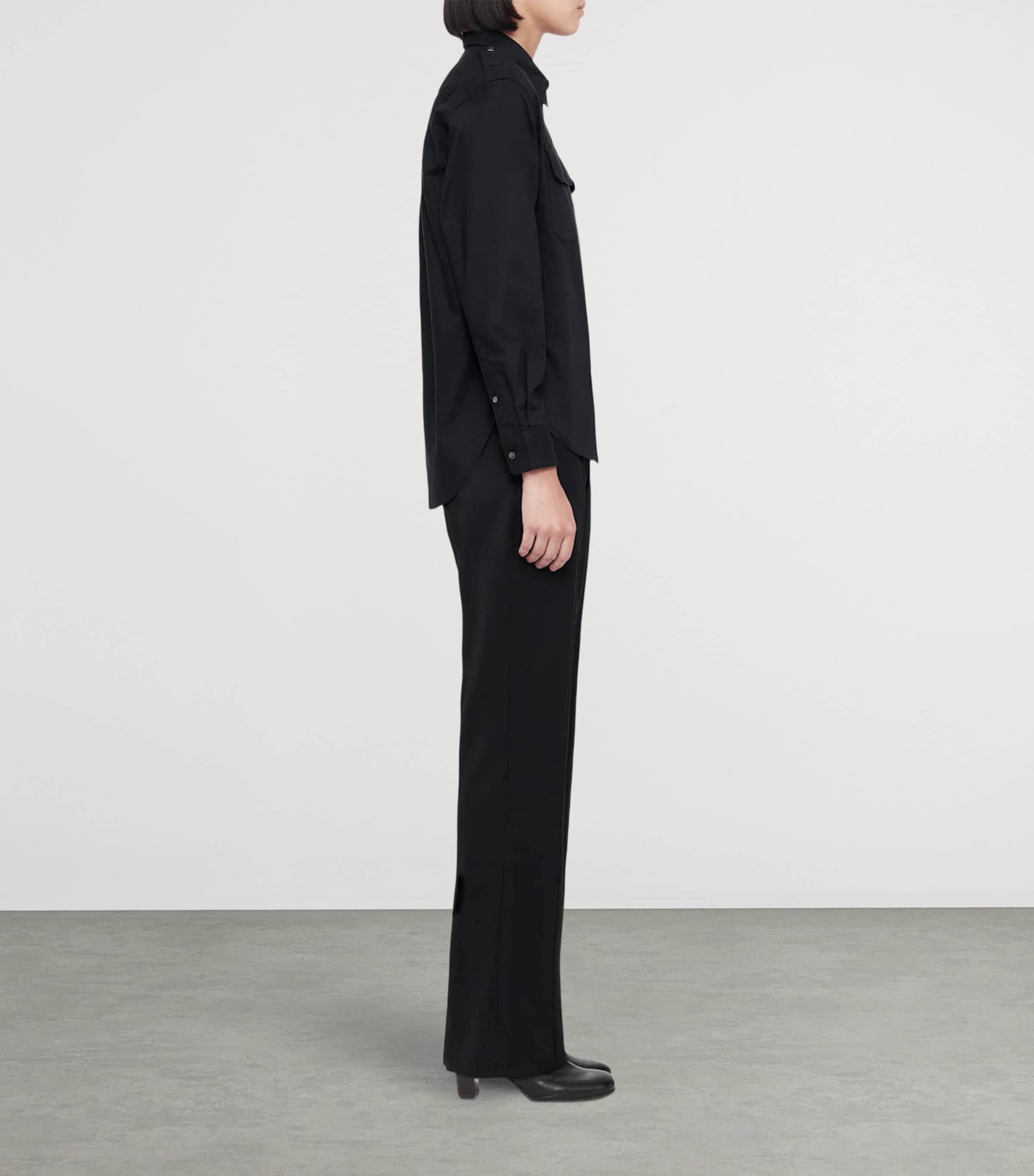 AllSaints Womens Roxanne Trousers Black Image 6