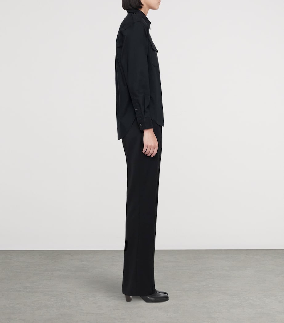 AllSaints Womens Roxanne Trousers Black Image 6