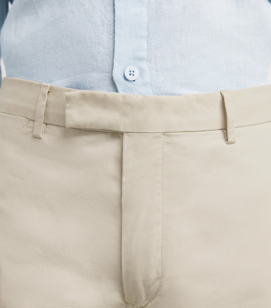 Stretch-Cotton Slim Chinos BASIC SAND Image 12