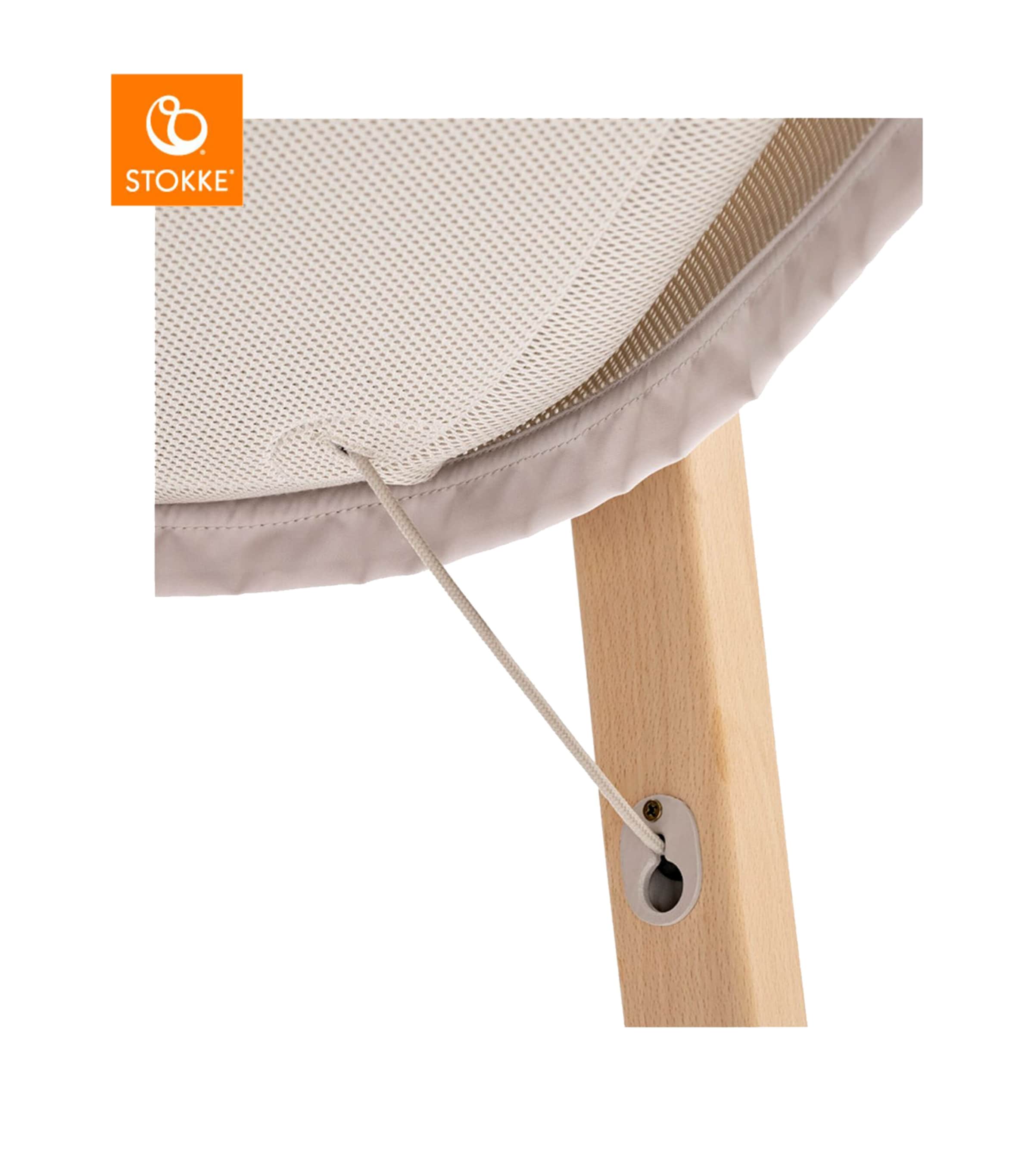 Snoozi Bassinet and Mattress (0-9 Months) SANDY BEIGE Image 5