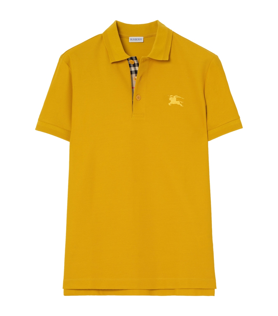 Burberry Cotton Polo Shirt Pear