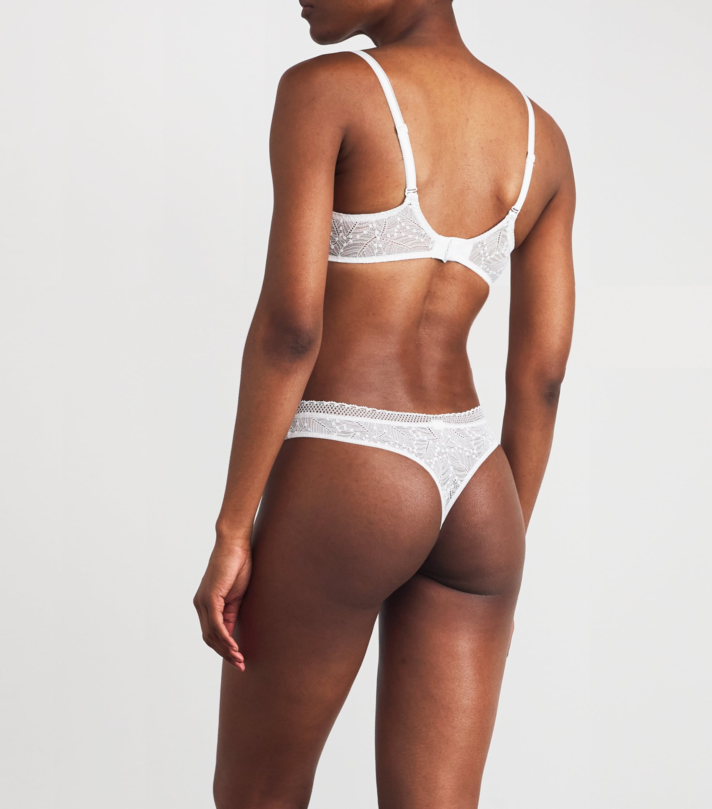 Lace Comète Plunge Bra 011 BLANC Image 3