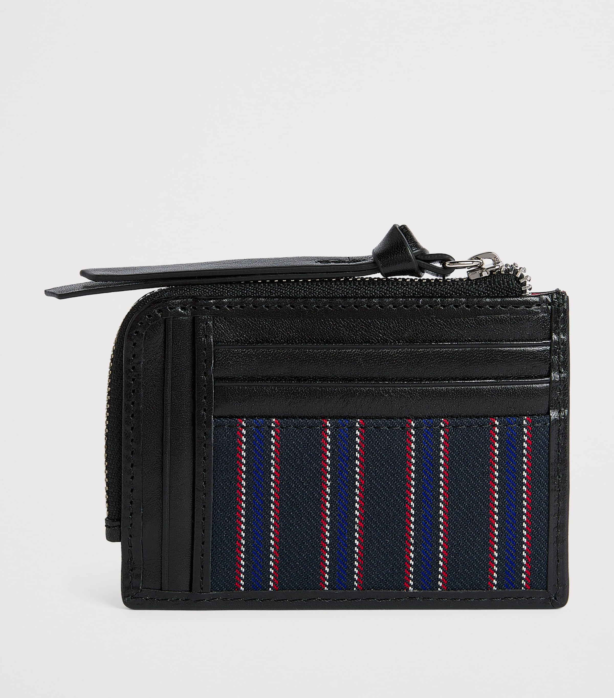 Vivienne Westwood Stripe Zip Card Holder Blue Image 2
