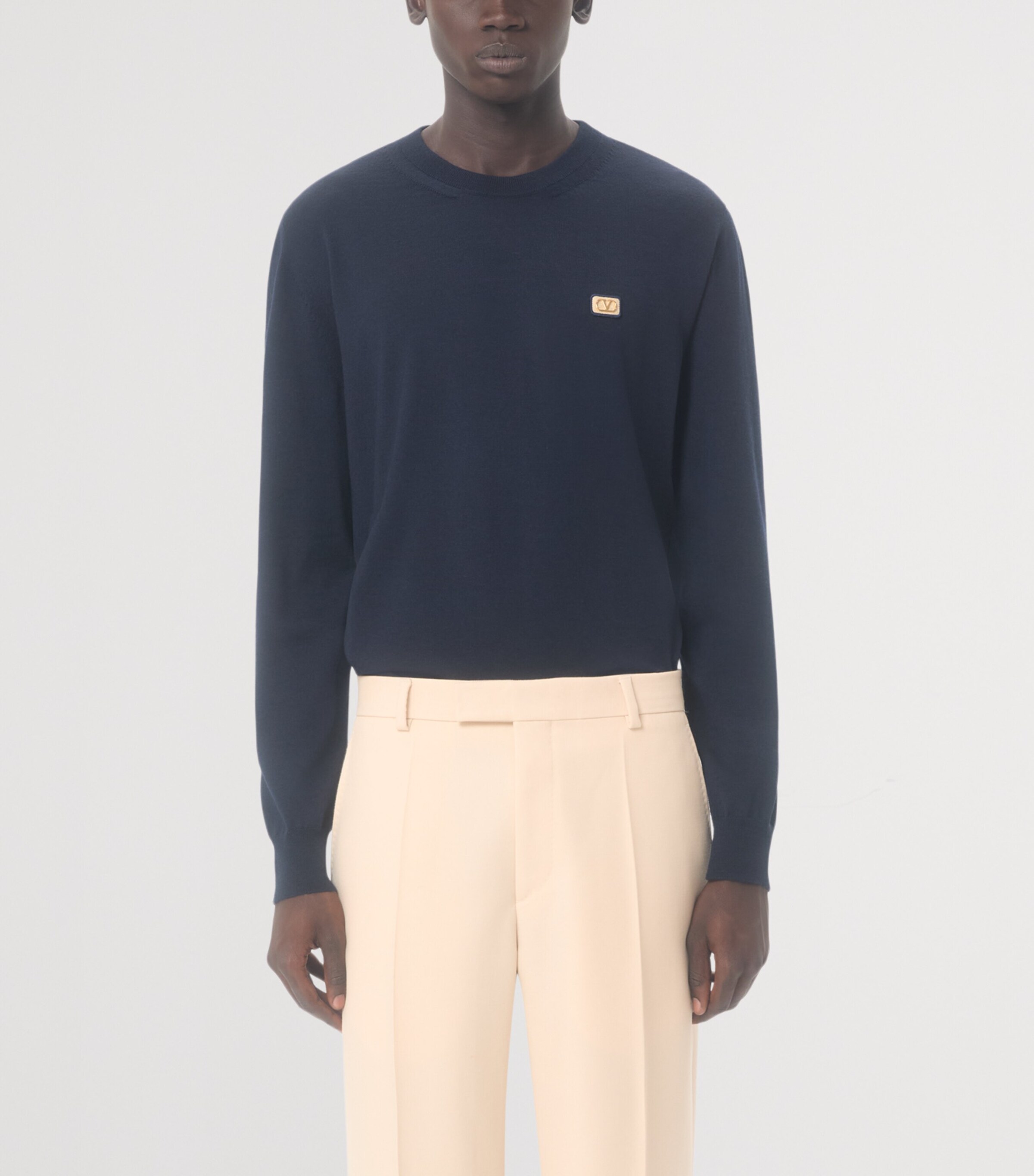 Wool VLogo Sweater 598 Image 2