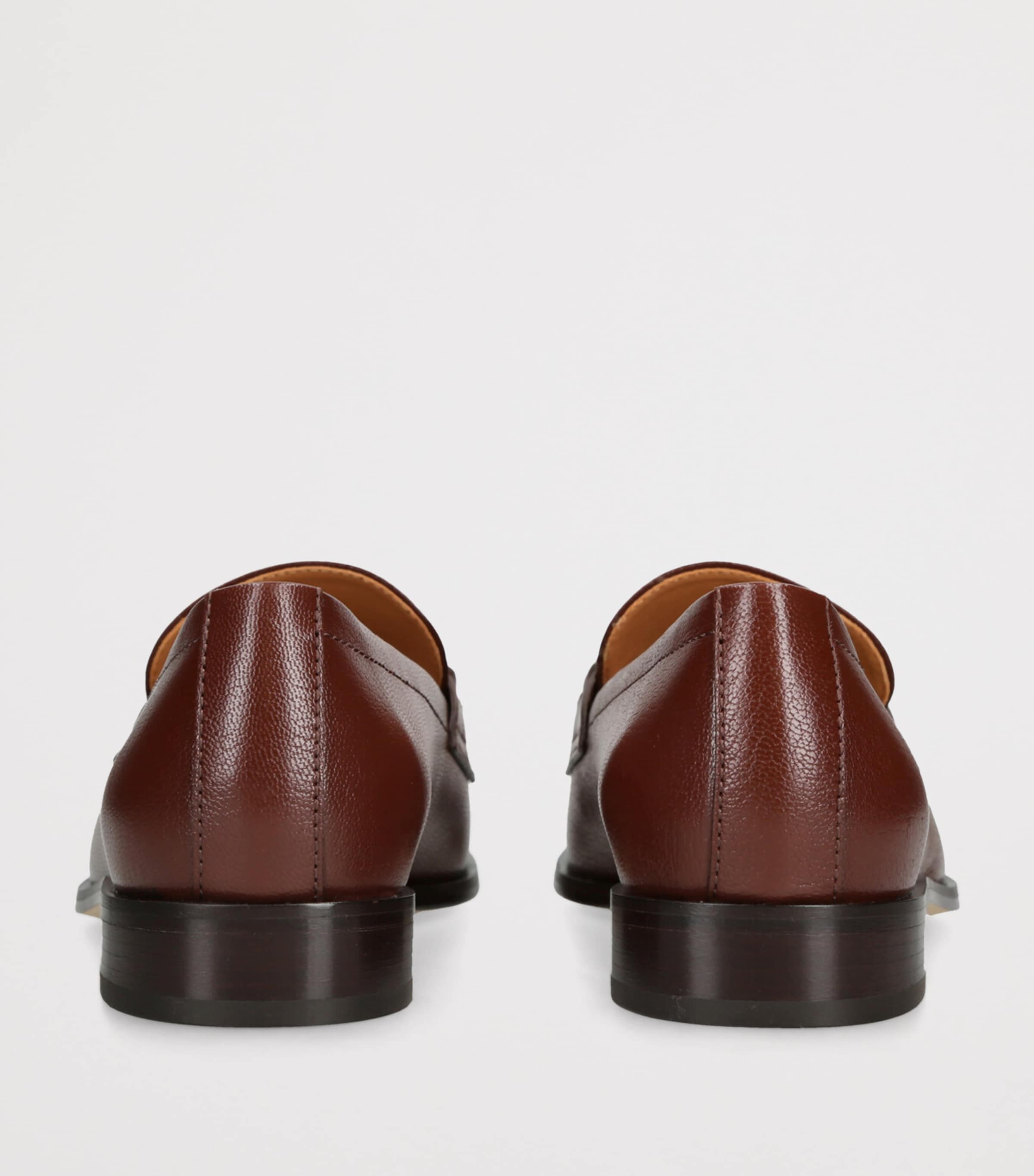 Tod's Leather Cuoio Loafers 25 Dark Brown Image 2