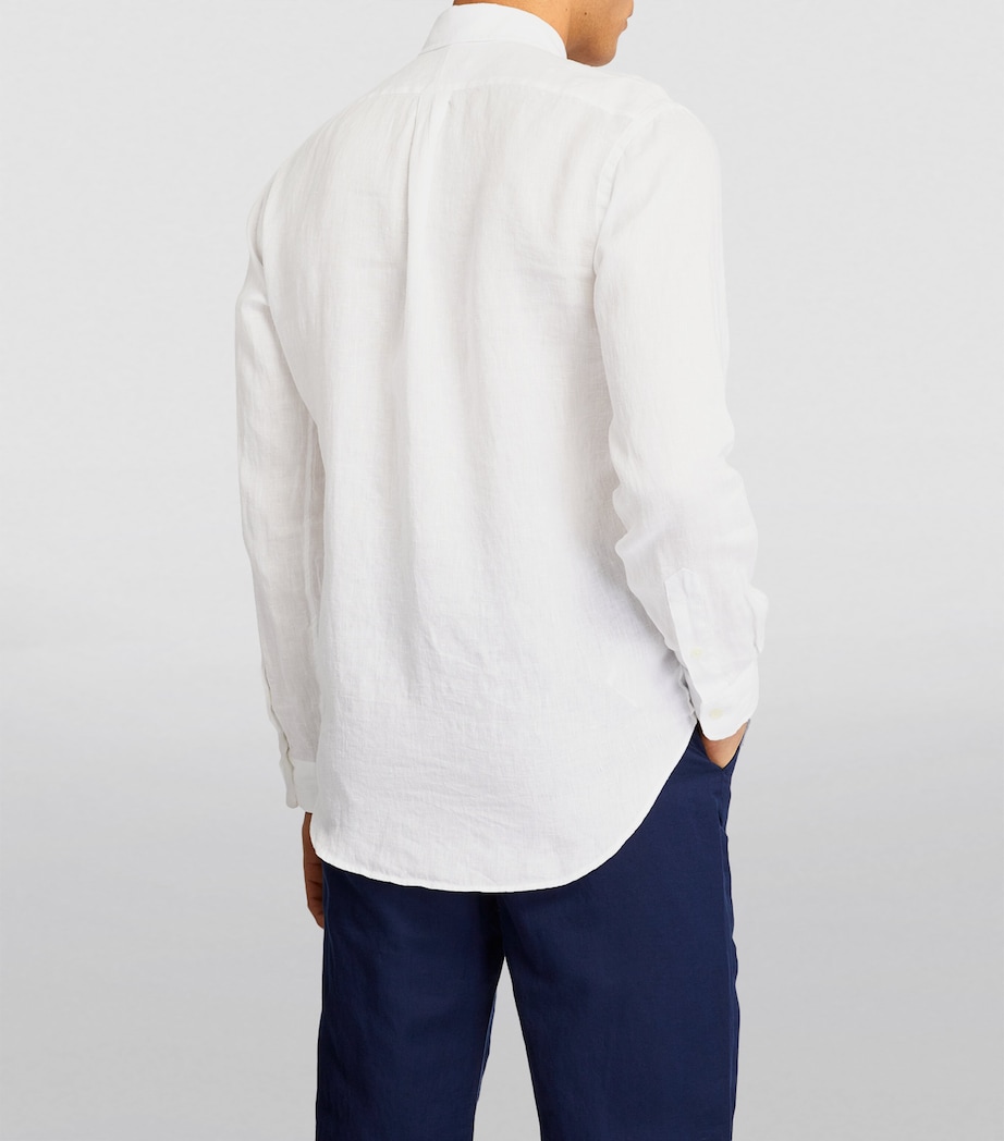 Linen Shirt WHITE Image 3