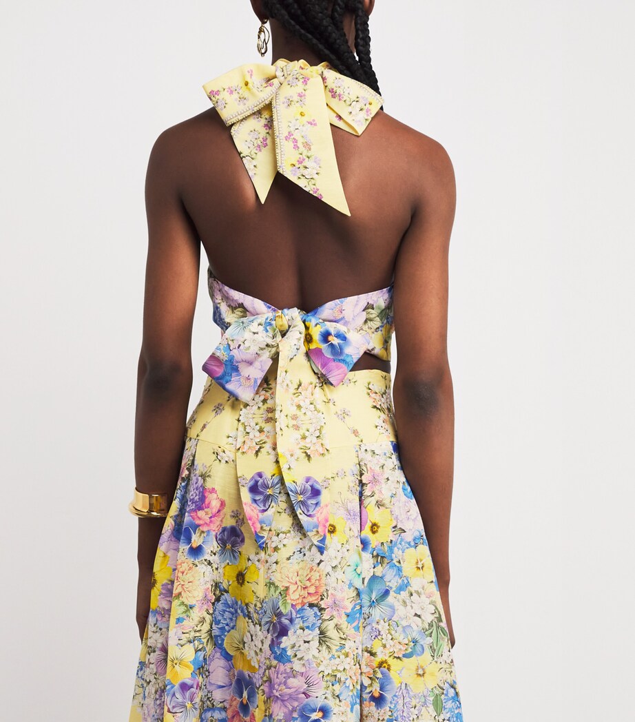 Linen-Silk Darling Buds Halter Top DARLING BUDS DARLBUD Image 4