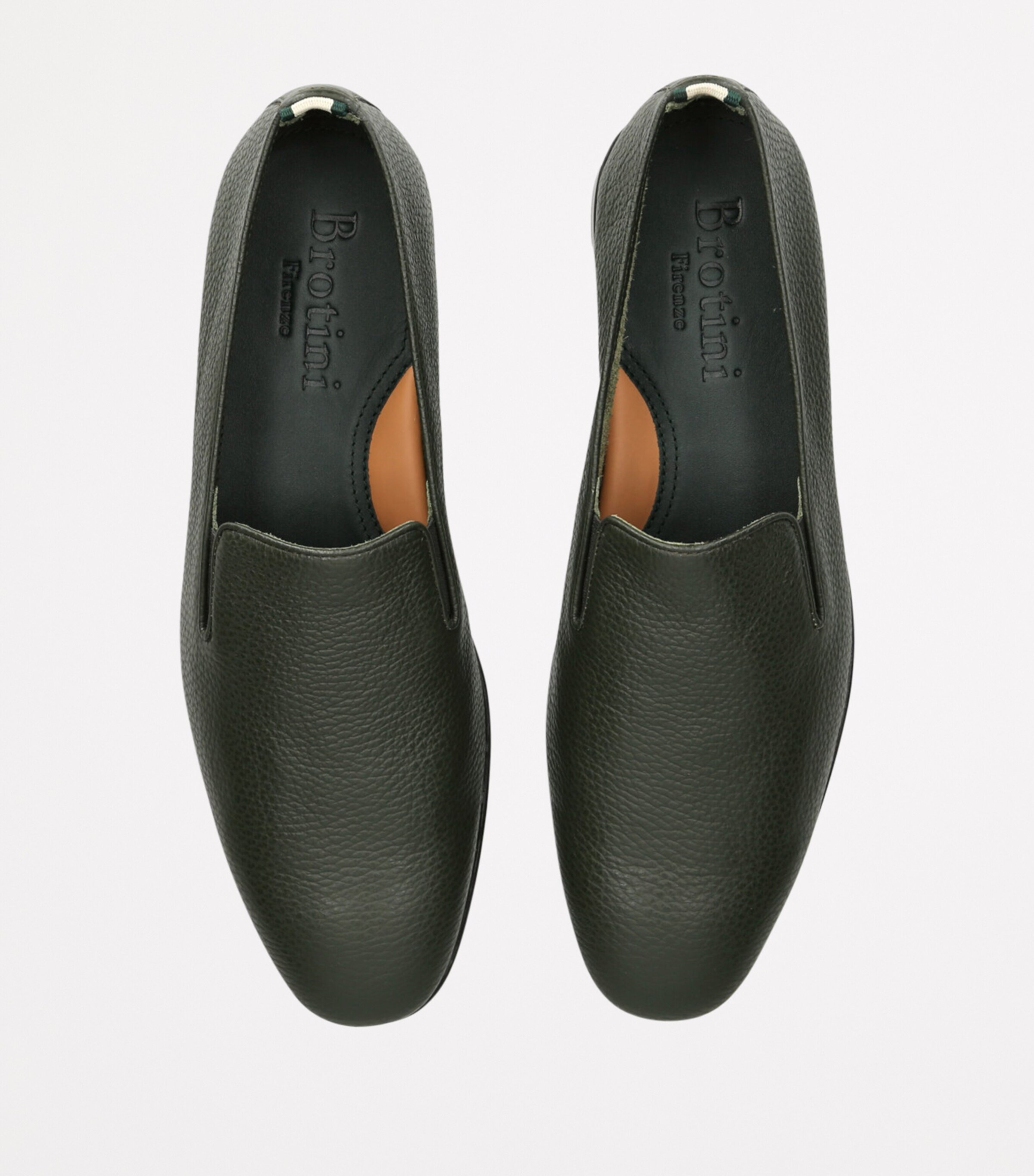 Brotini Deerskin Slippers Dark Green Image 4