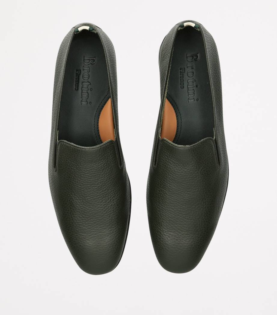 Brotini Deerskin Slippers Dark Green Image 4