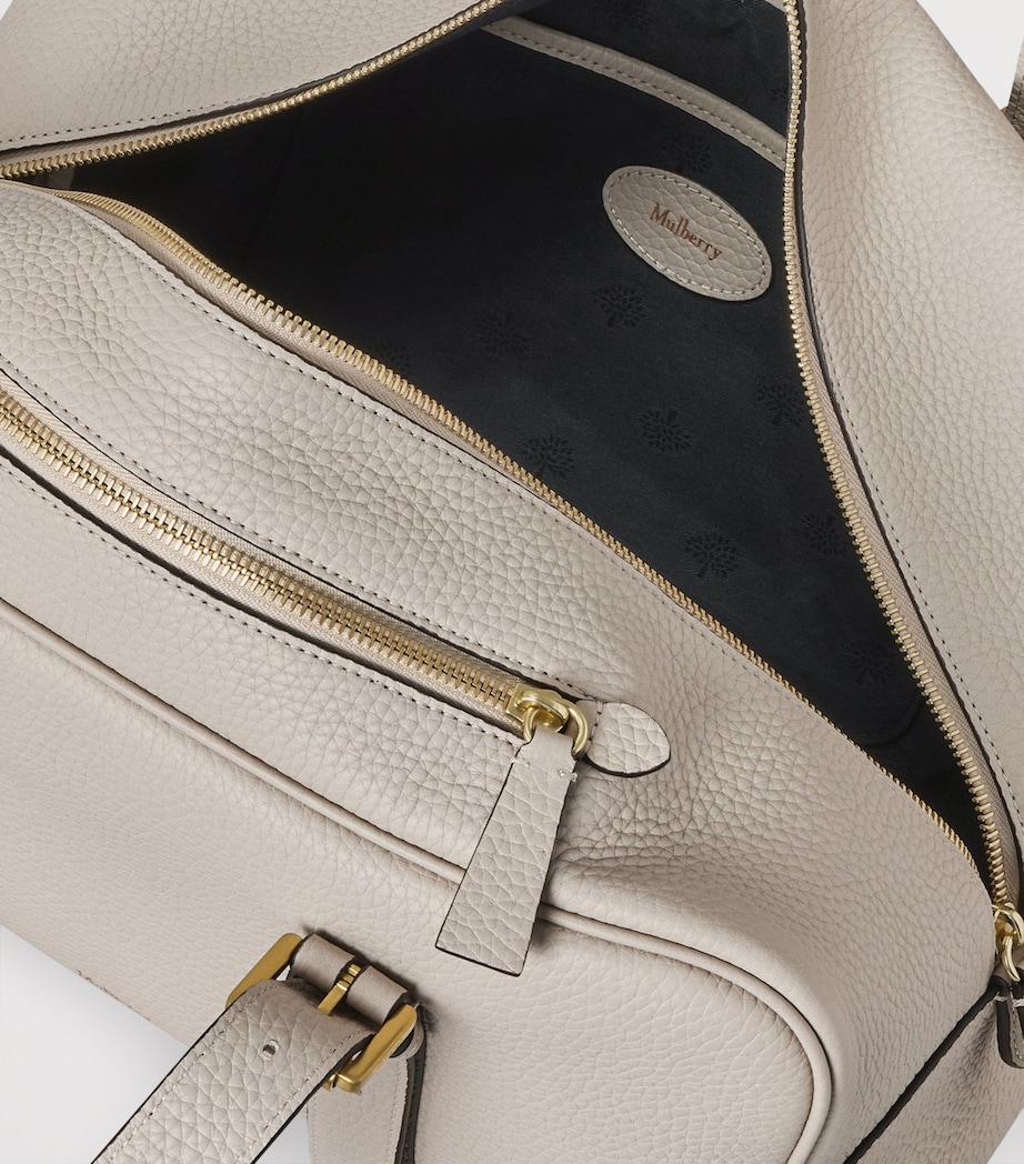 Mulberry Leather Boston Shoulder Bag Chalk Image 5