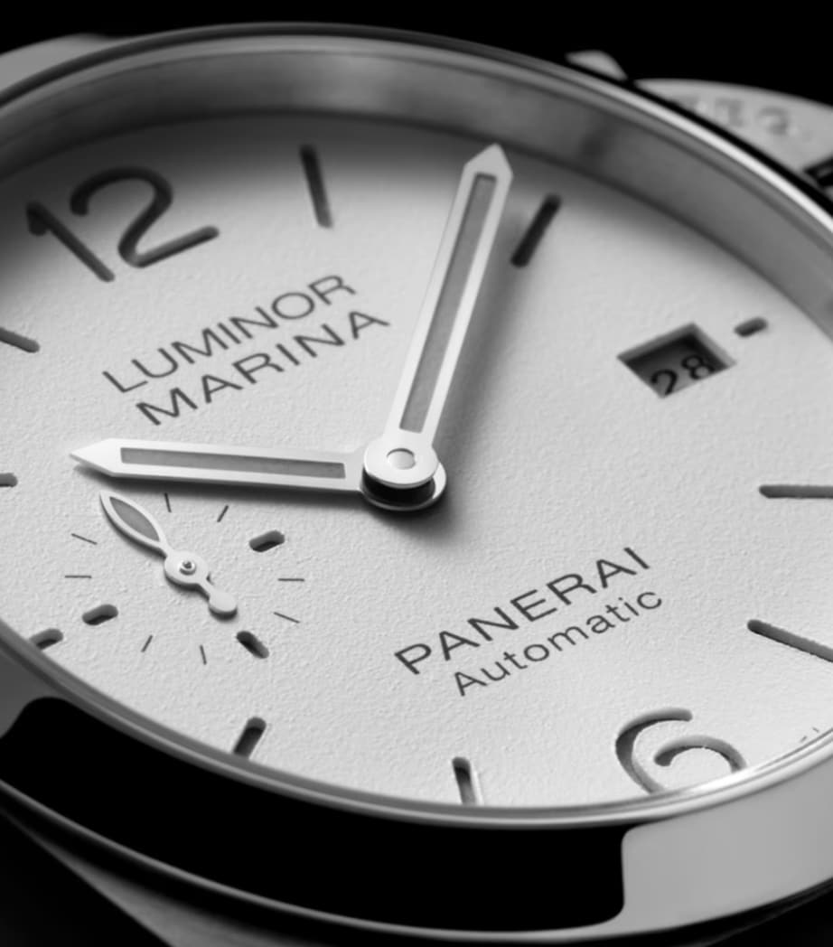 Stainless Steel Luminor Quaranta Watch 40mm WHITE Image 4