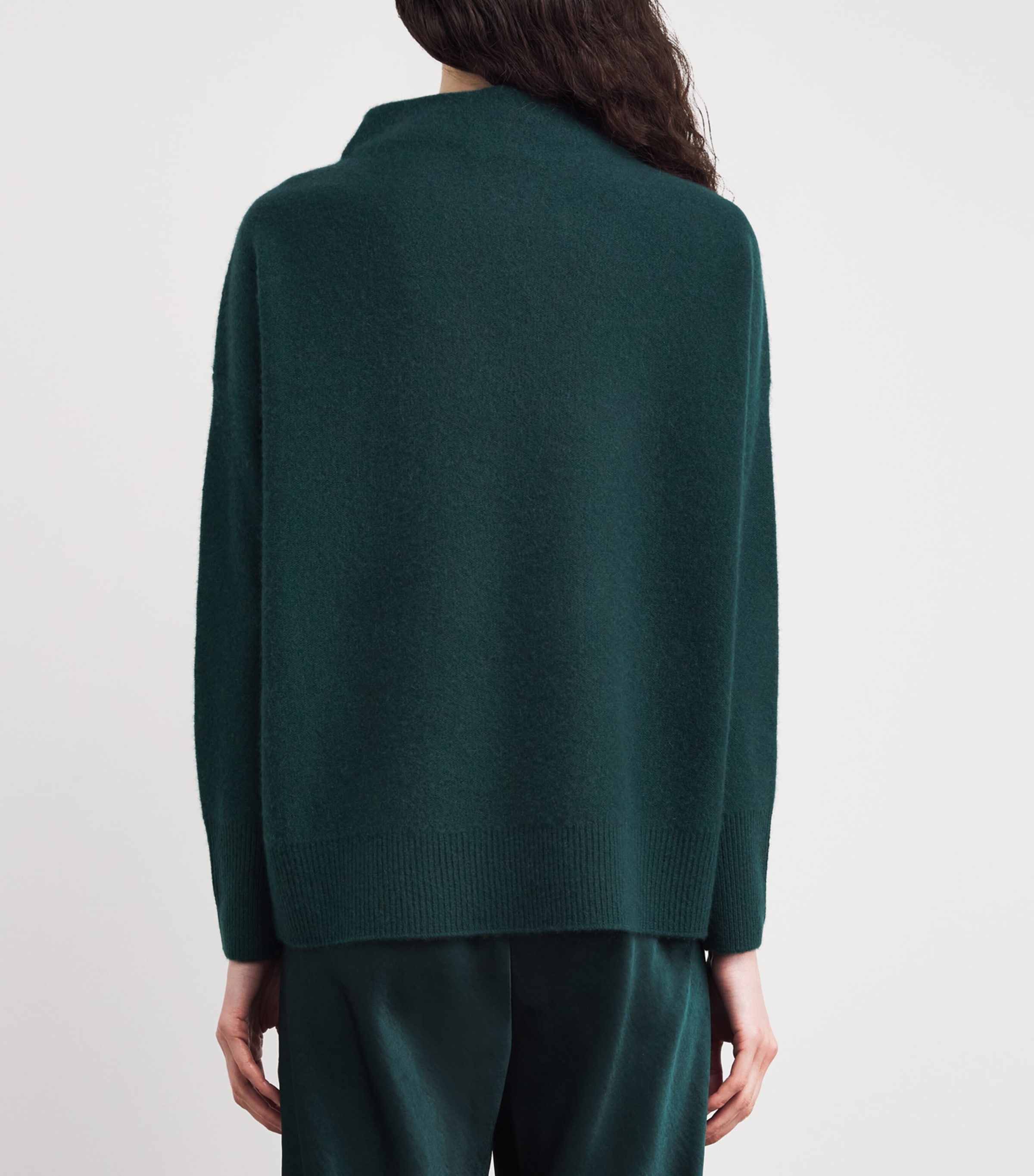 Cashmere Funnel-Neck Sweater 377JUN Image 4