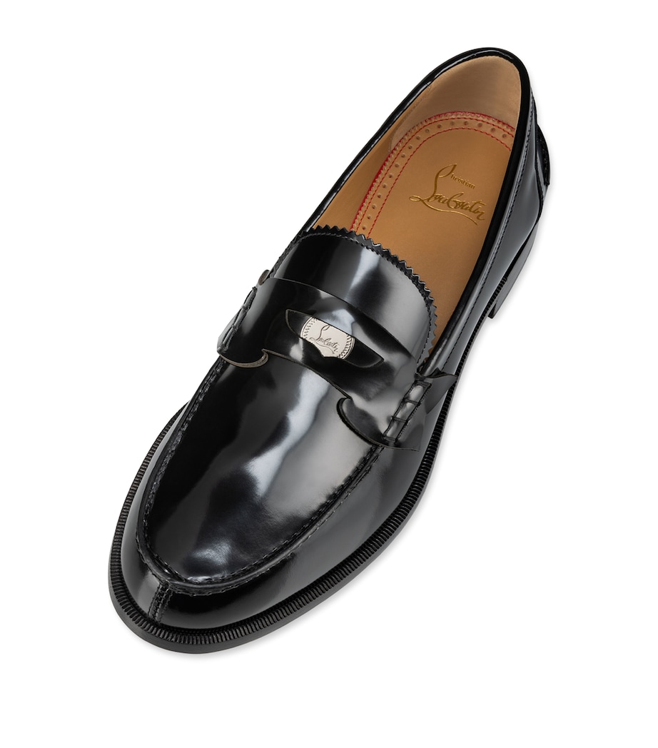 Penny Leather Loafers BK01 Image 4