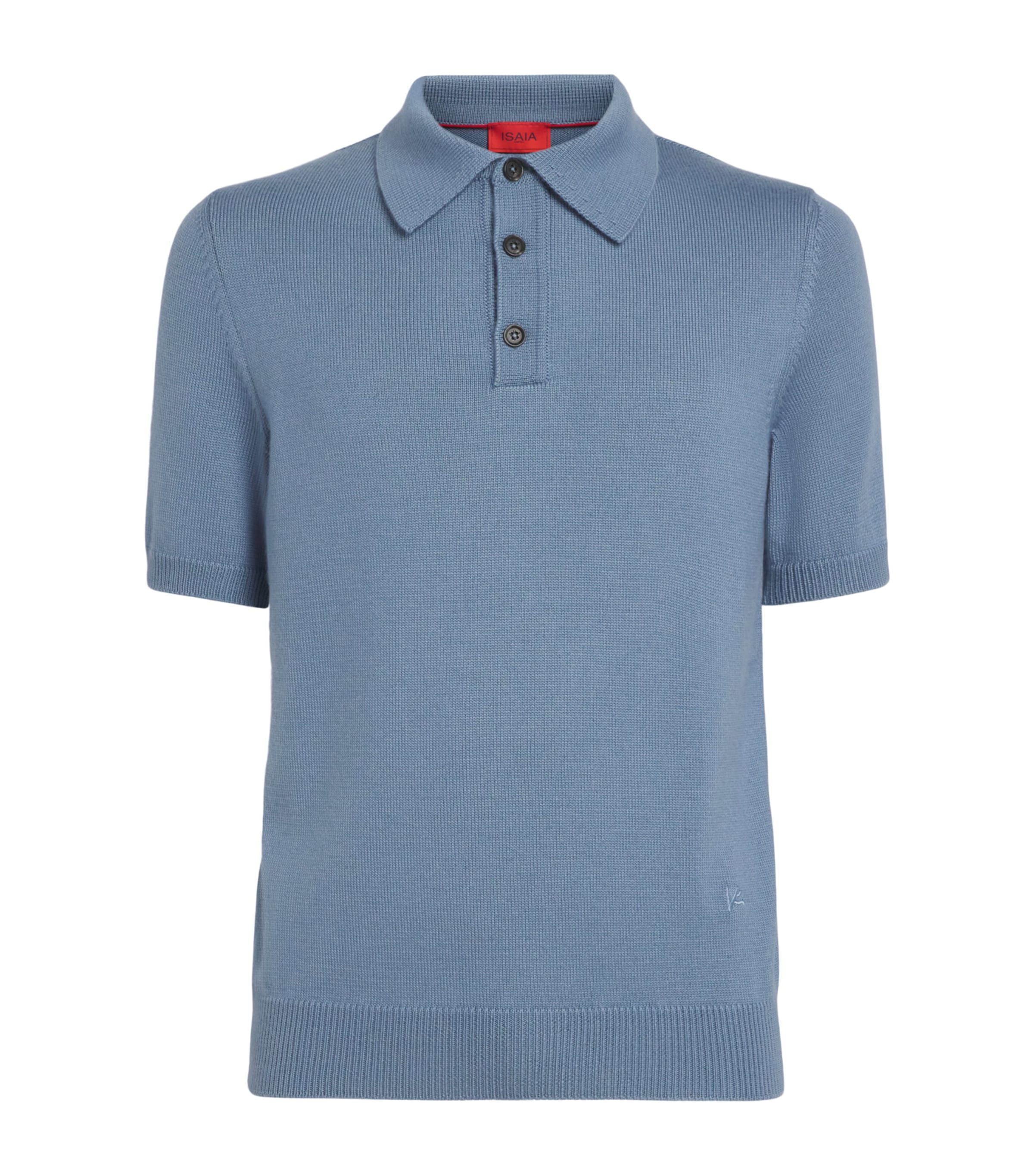 Cashmere-Silk Knit Polo Shirt 680 Image 1