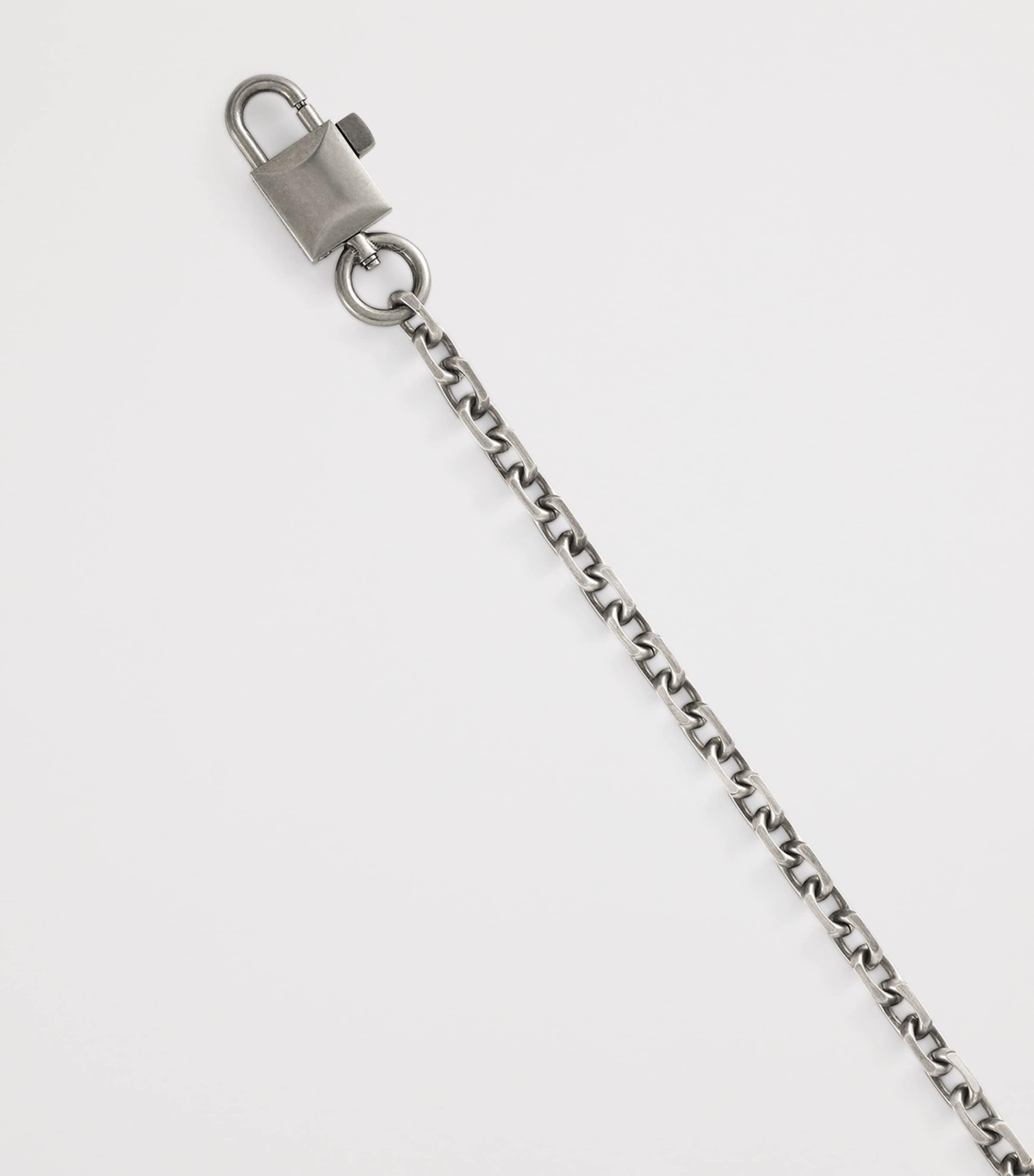 Dolce&Gabbana Chunky Padlock Necklace Antique Silver Image 4