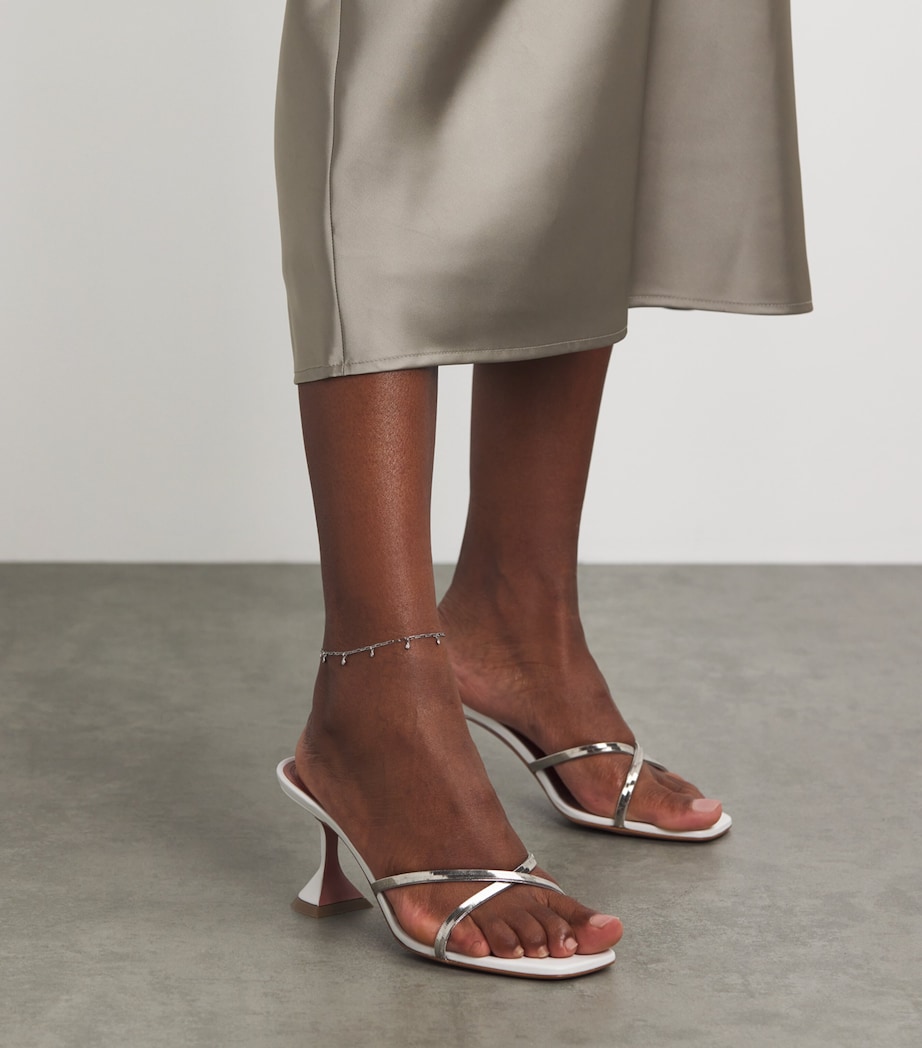 White Gold and Diamond Boho Anklet WHITE GOLD Image 5