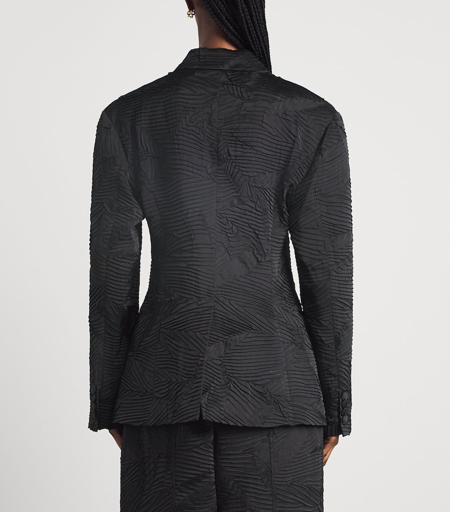 Ulla Johnson Womens Satin Dehmi Blazer Noir Image 5