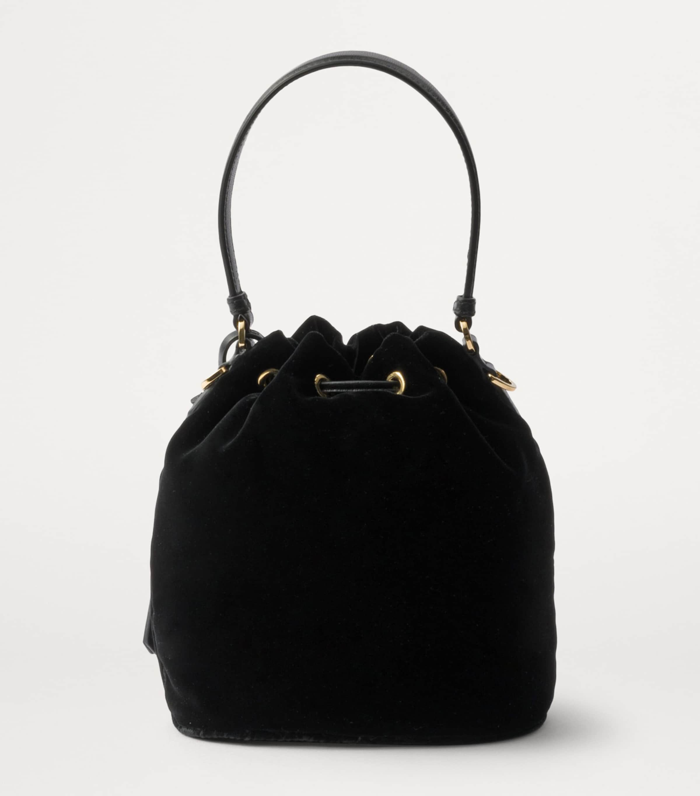 Velvet Drawstring Top-Handle Bag F0002 Image 4