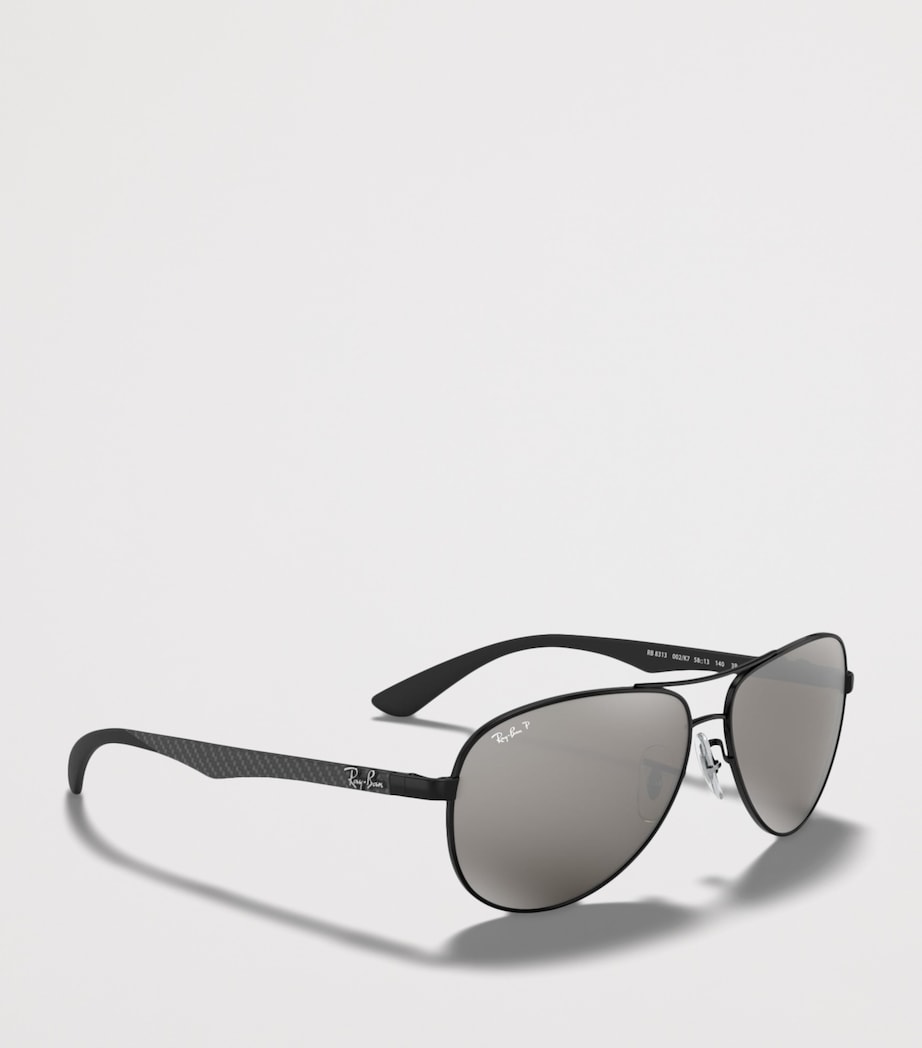 Ray-Ban Carbon Fibre Pilot Sunglasses Image 6
