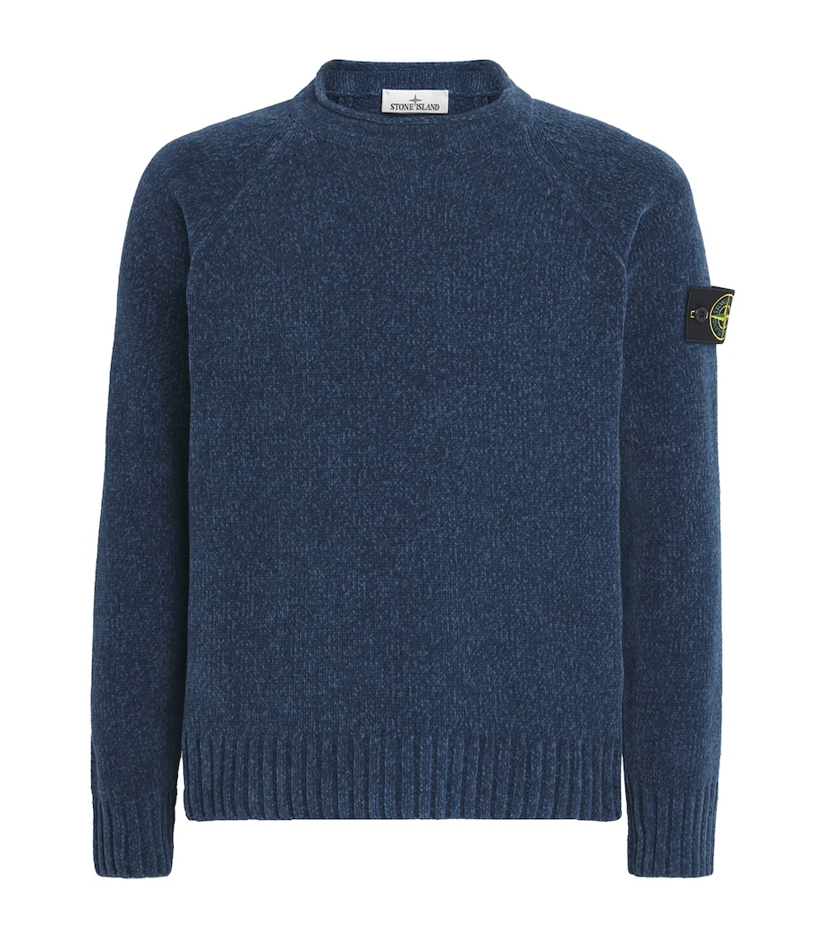 Stone Island Mens Cotton Mélange Sweater Image 1