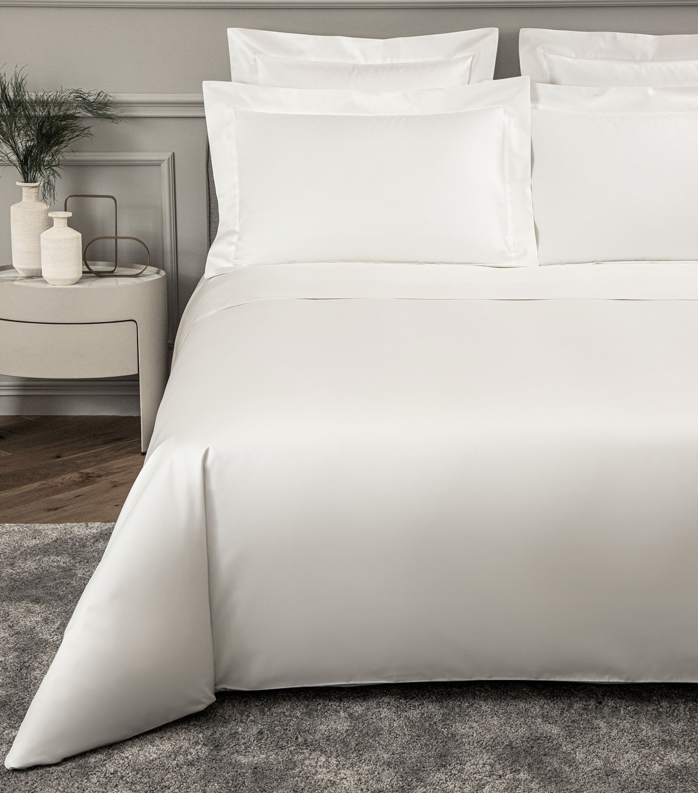 Frette Ultimate Super King Duvet Cover (260cm x 240cm) Milk Image 2