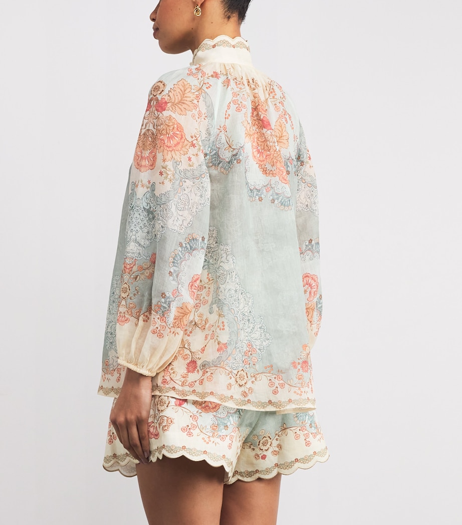 Floral Daylight Blouse WLLPAPR FLRL MNTWPFM Image 4