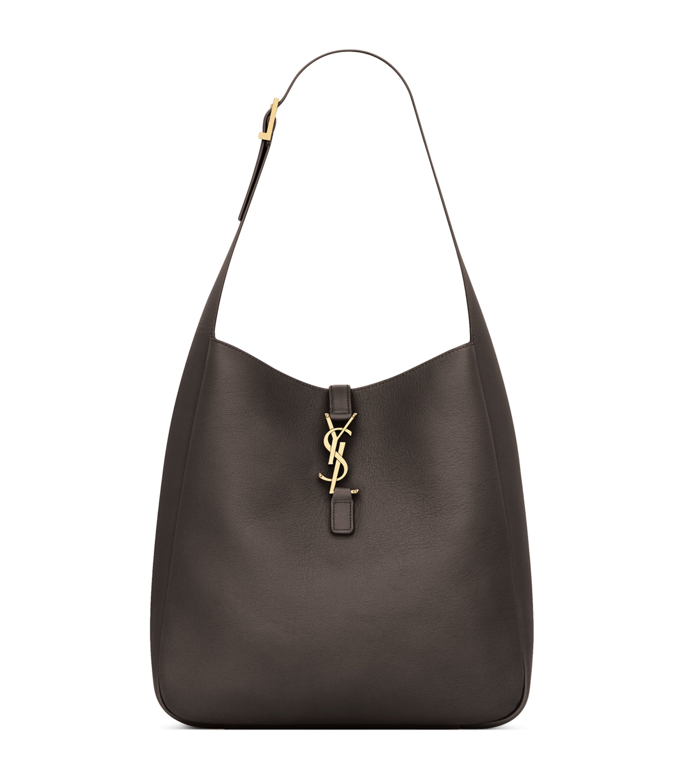 Saint Laurent Large Le 5 À 7 Shoulder Bag In Brown