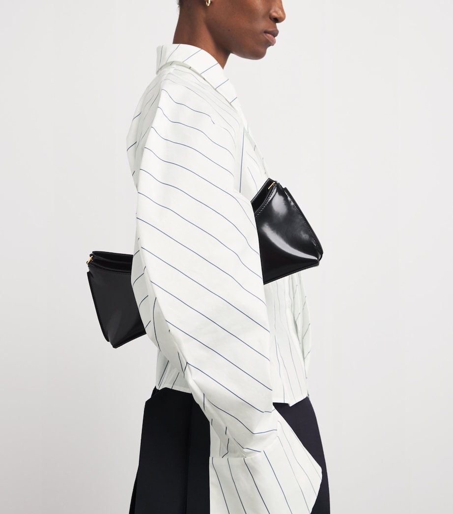 Cotton Poplin Striped Shirt WHITE STRIPE Image 6