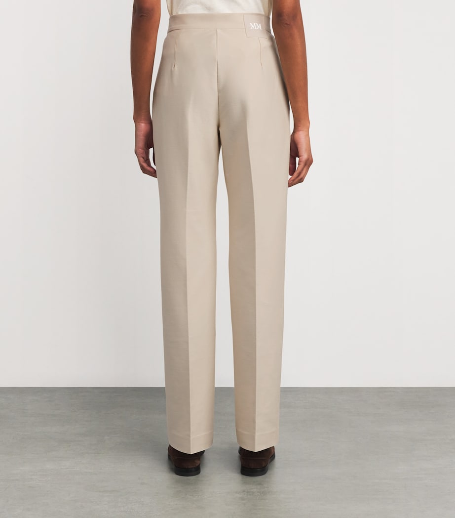 Jersey Ulivo Straight Trousers IVORY Image 4
