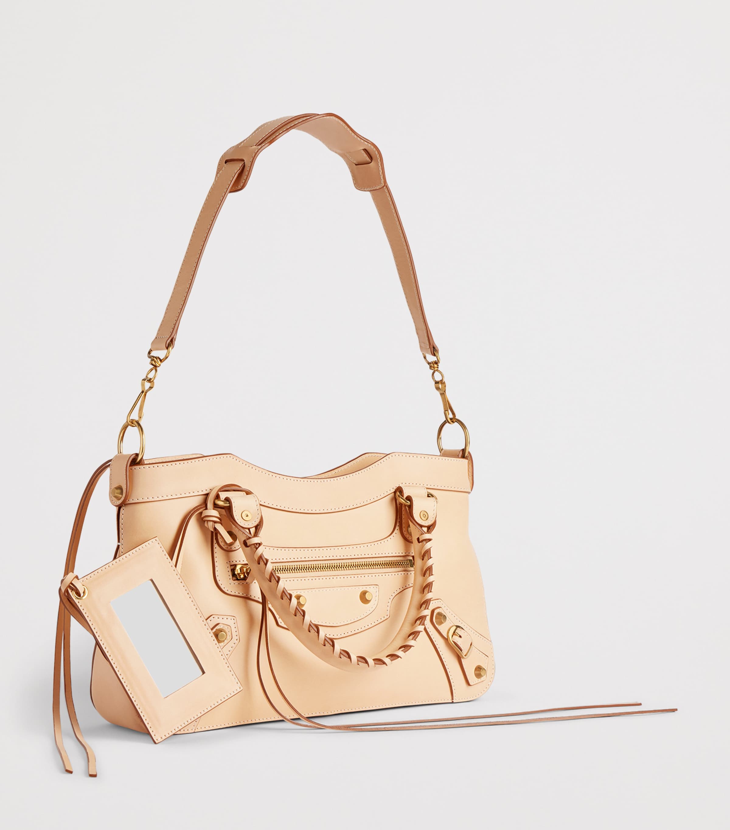 balenciaga バレンシアガ シティ アイボリー　ITALY製 Balenciaga Ivory Calfskin Le City First Top-Handle Bag | Harrods US