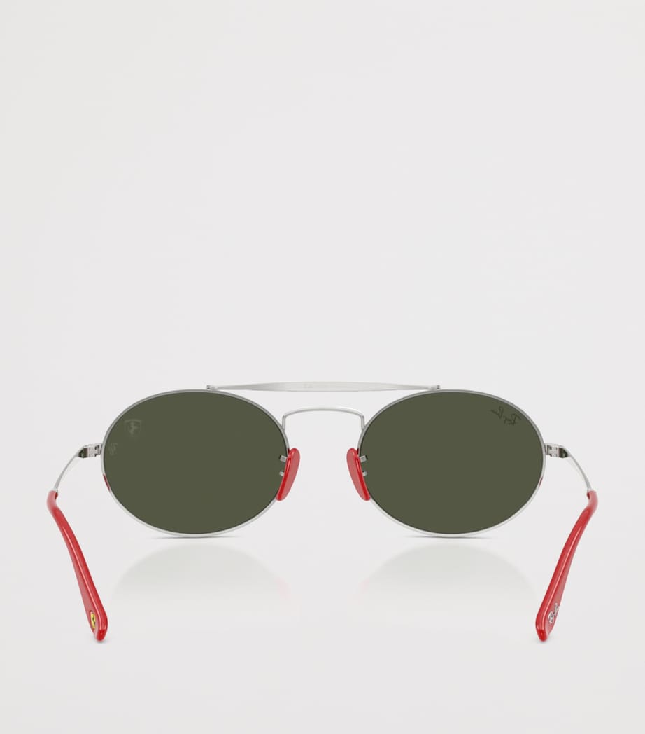 RB3775M Metal Oval Sunglasses F00731 Image 4