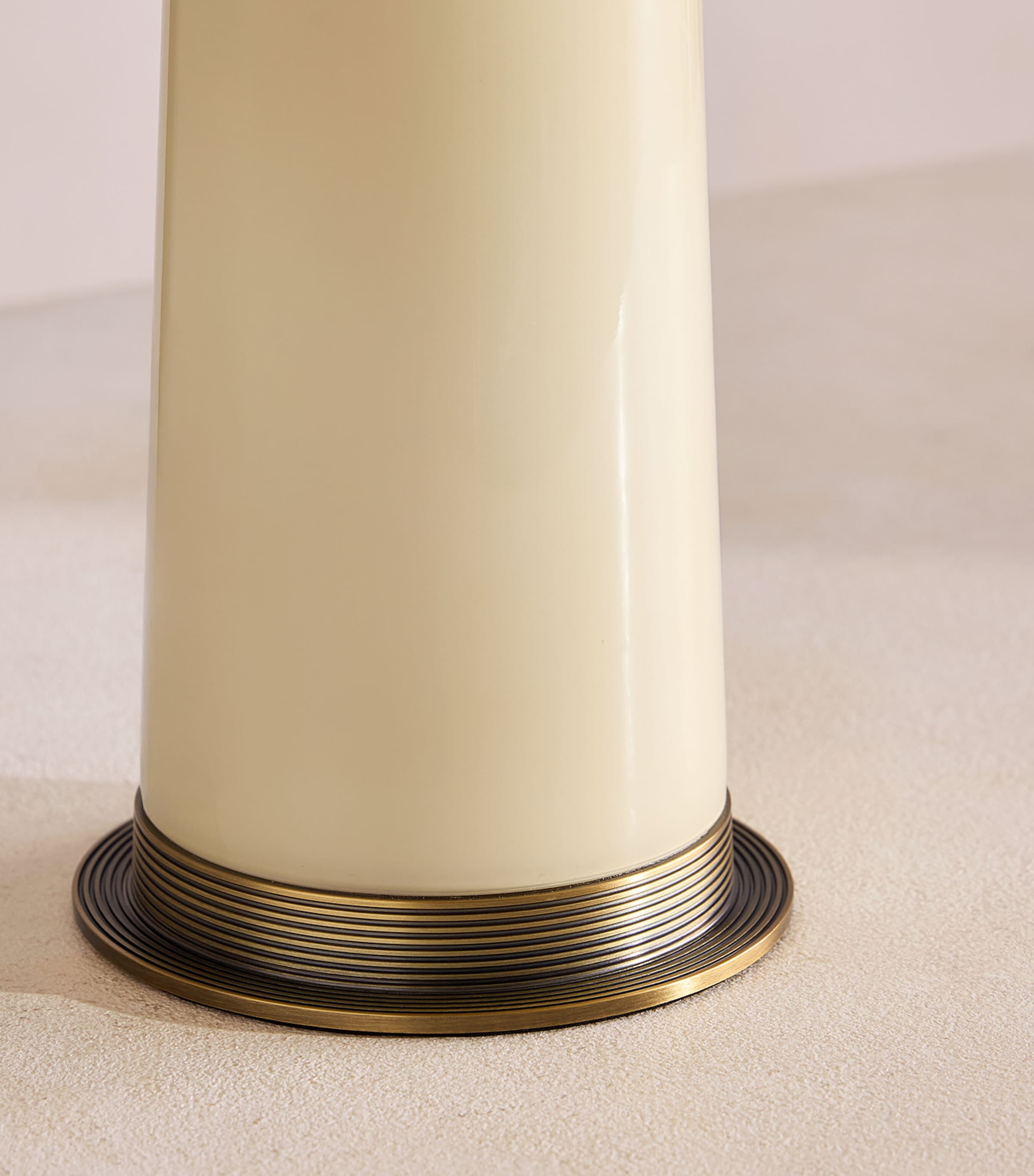 Soho Home Large Janie Portable Table Lamp Cream Image 3