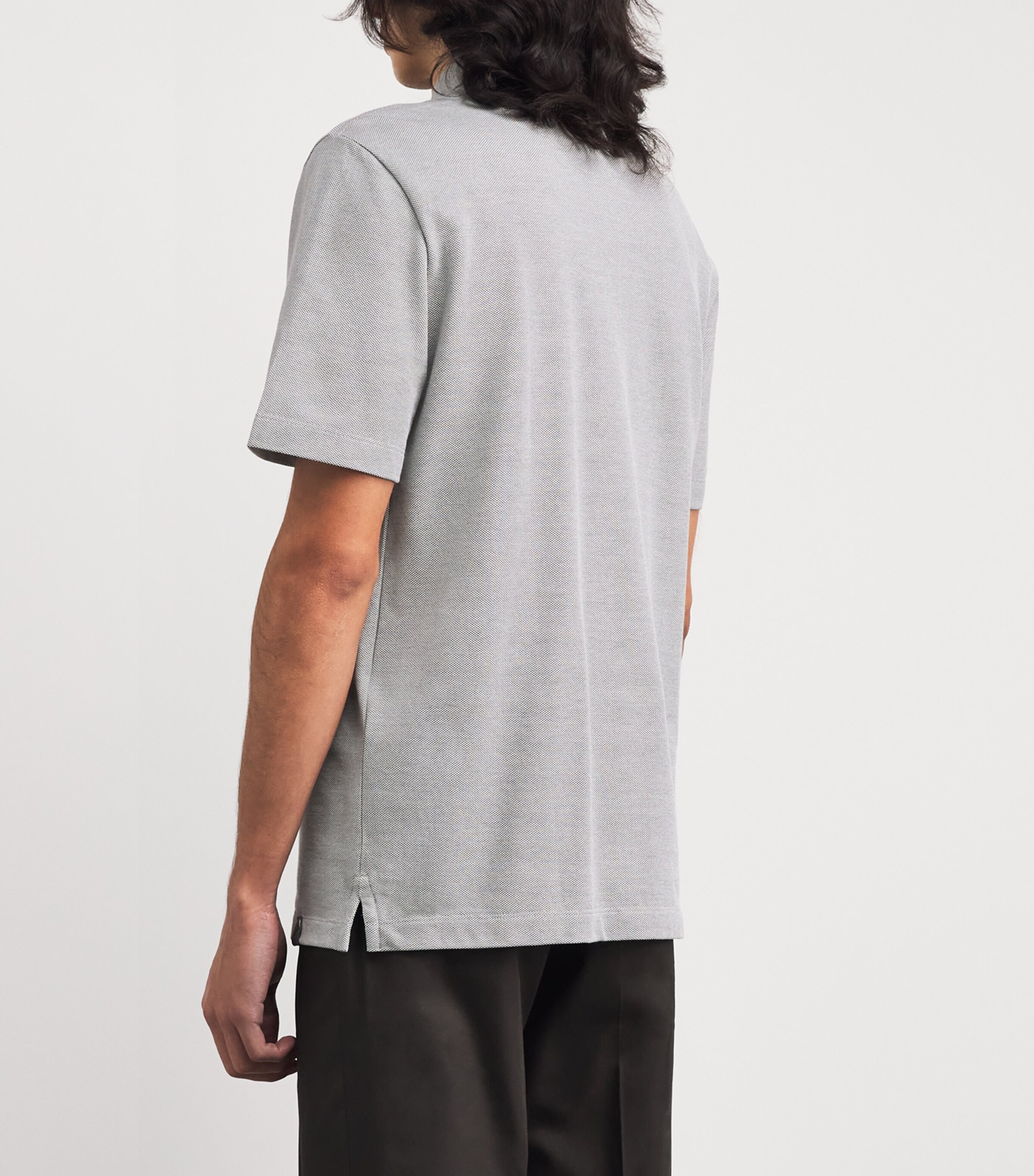 Brioni Mens Cotton Piqué Polo Shirt Image 5