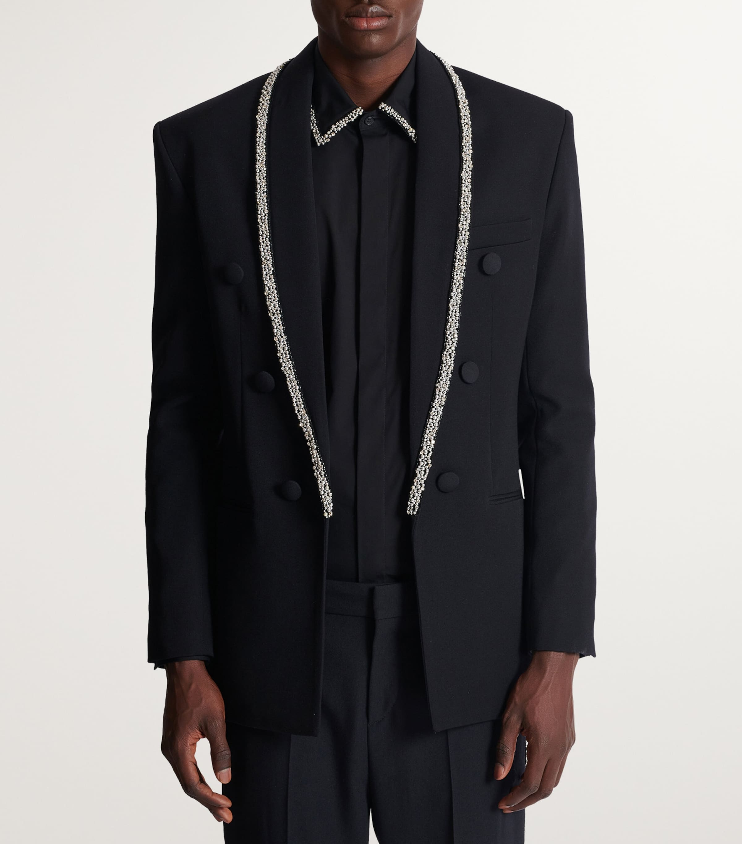 Button Blazer Harrods Balmain Blazer Balmain Virgin Wool