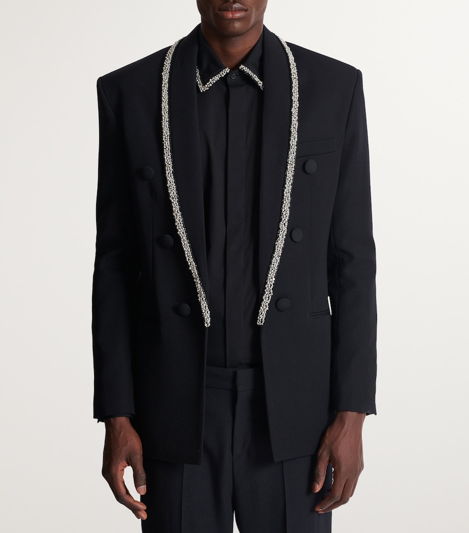 Button Blazer Harrods Balmain Blazer Balmain Virgin Wool