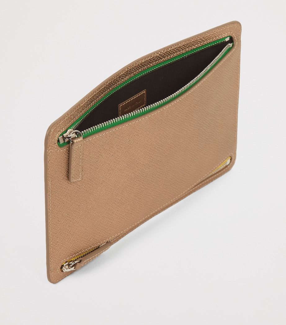 Panama Leather Multi-Zip Wallet BRONZE Image 2