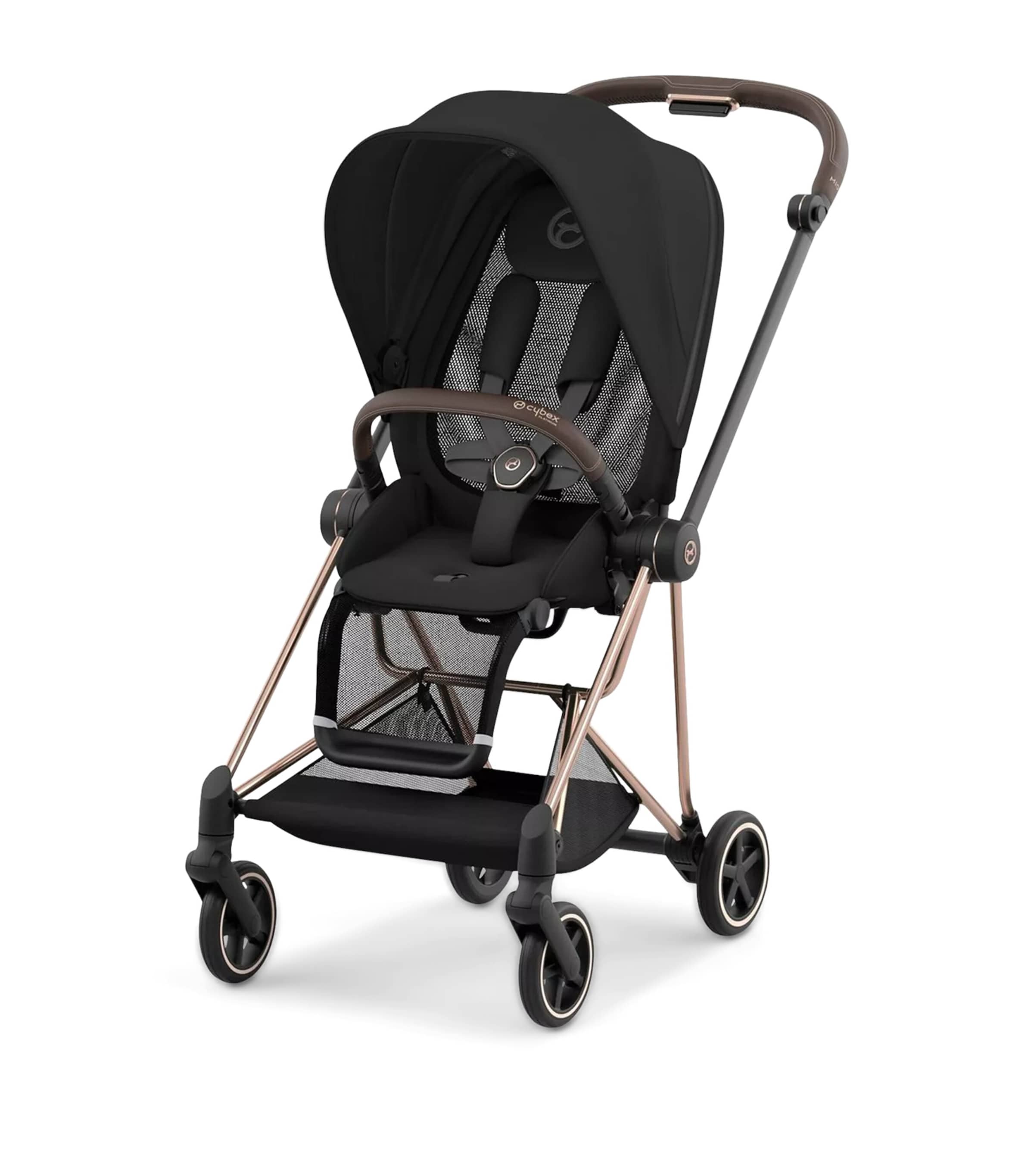 Cybex MIOS Pushchair Seat Pack - Platinum Style Collection Sepia Black Image 2