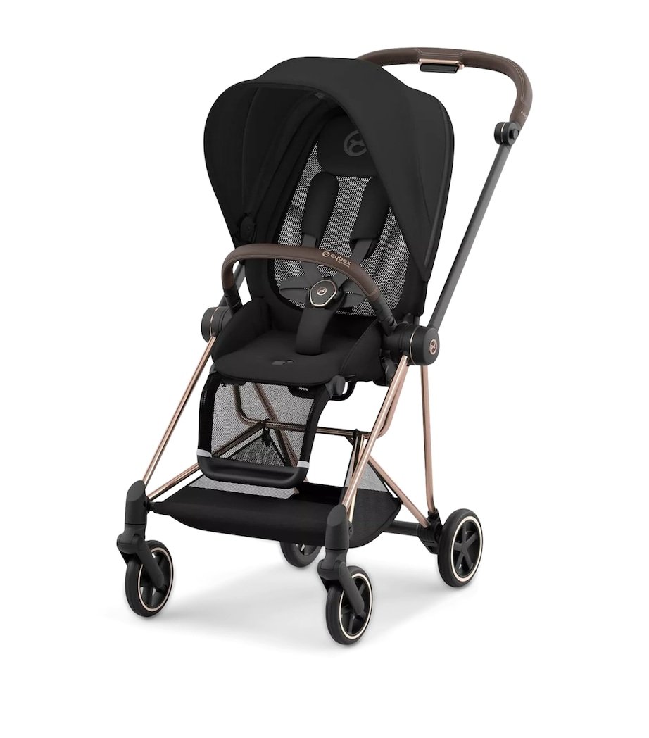 Cybex MIOS Pushchair Seat Pack - Platinum Style Collection Sepia Black Image 2