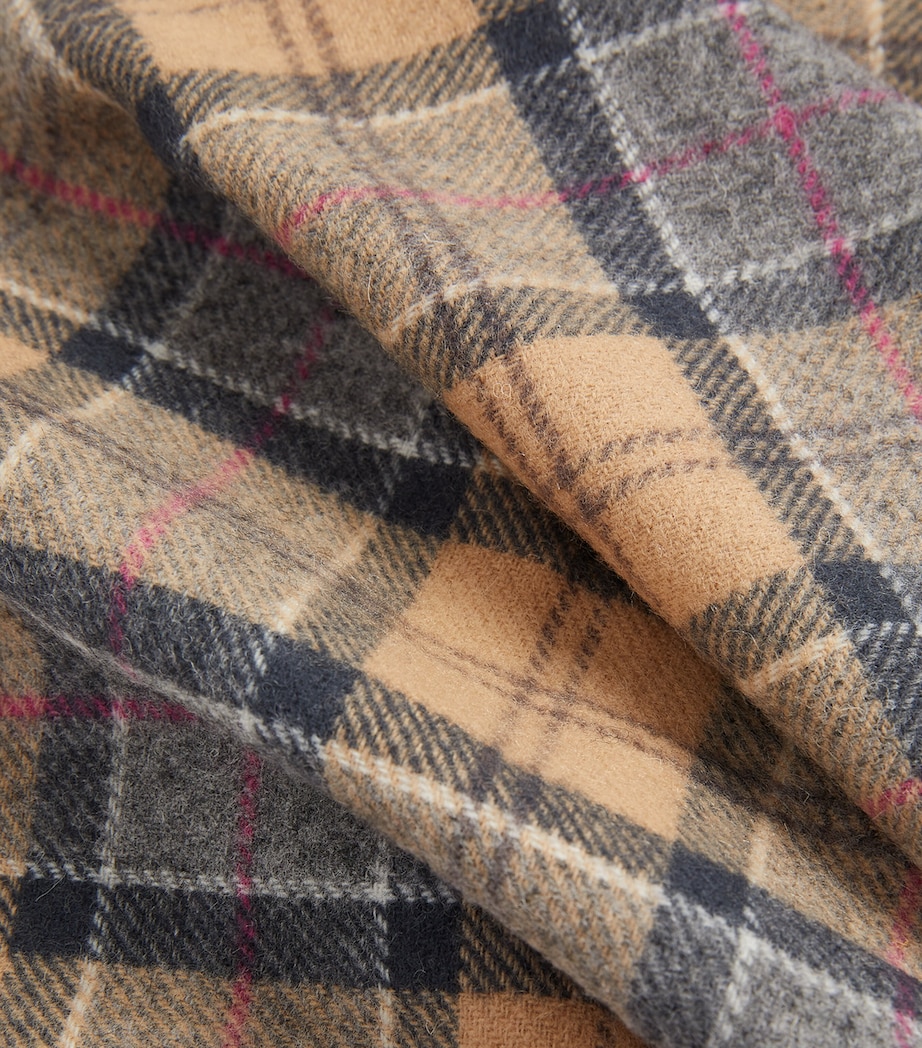 Wool Tartan Scarf MULTI Image 10