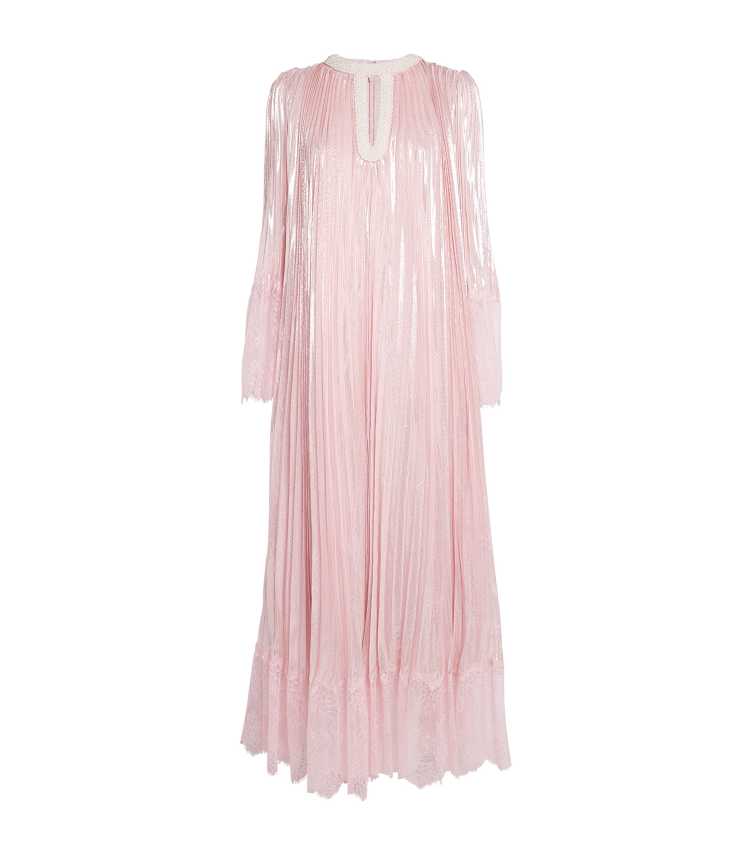 SELF-PORTRAIT TULLE EMBELLISHED MAXI DRESS 