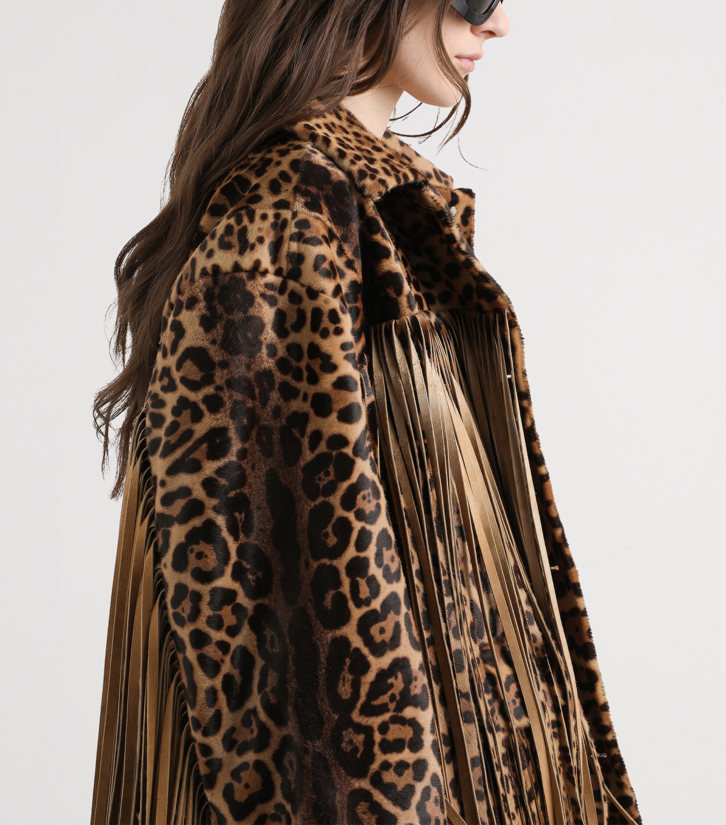 ジャケット・アウター GUAGLIANONE leather leopard zip jacket ジャケット・アウター GUAGLIANONE leather leopard zip jacket